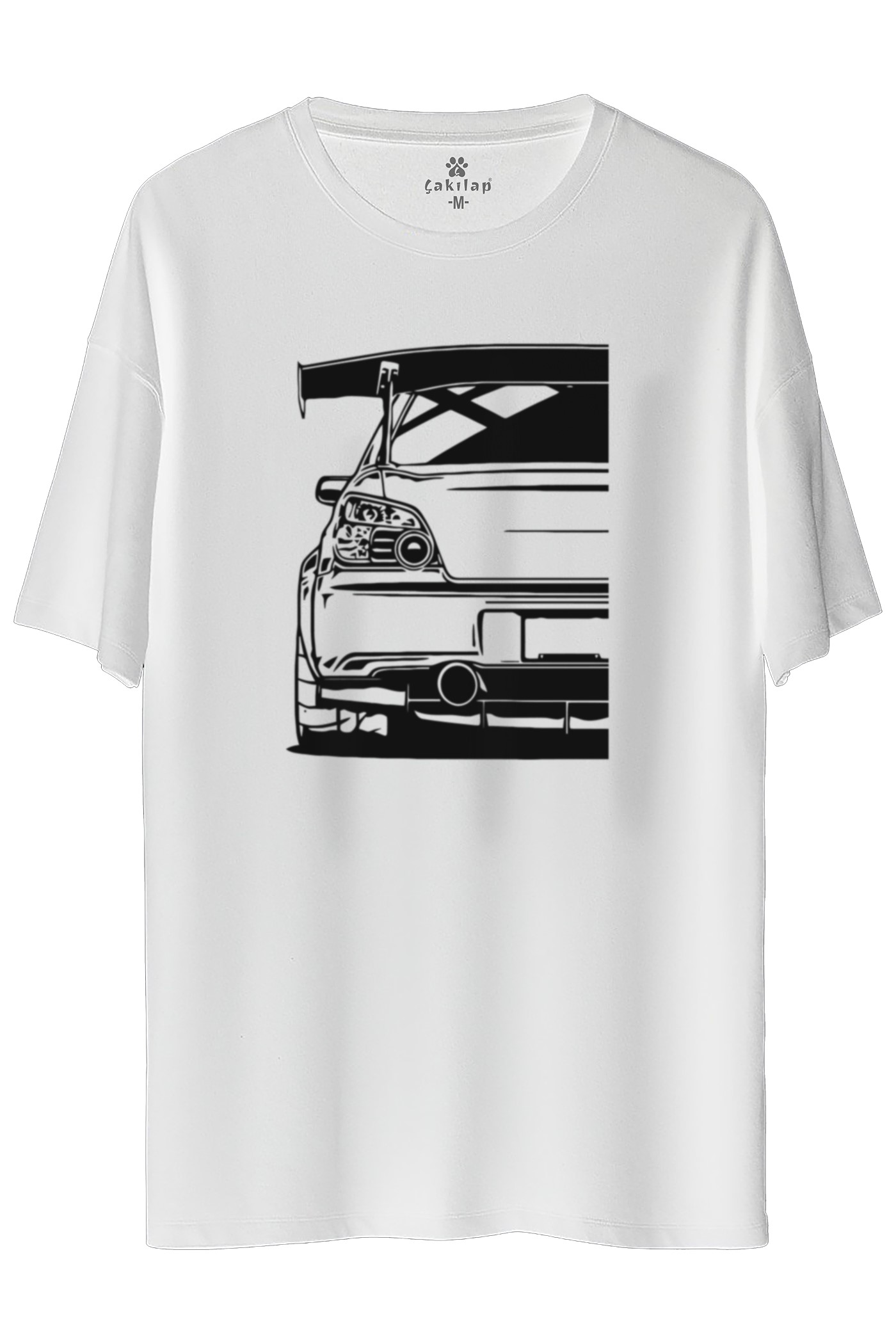 Subaru Baskılı Oversize Tişört