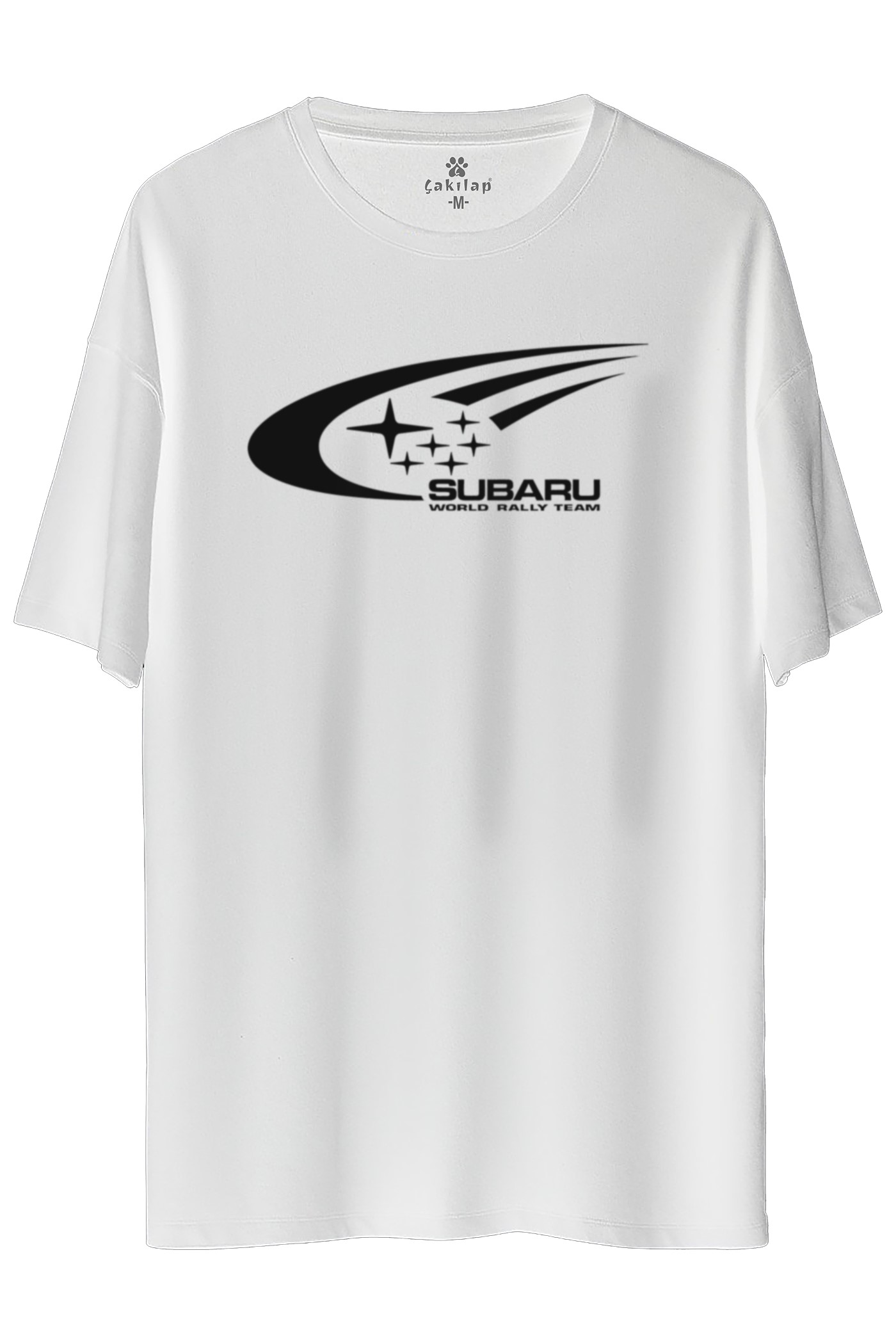 Subaru Baskılı Oversize Tişört