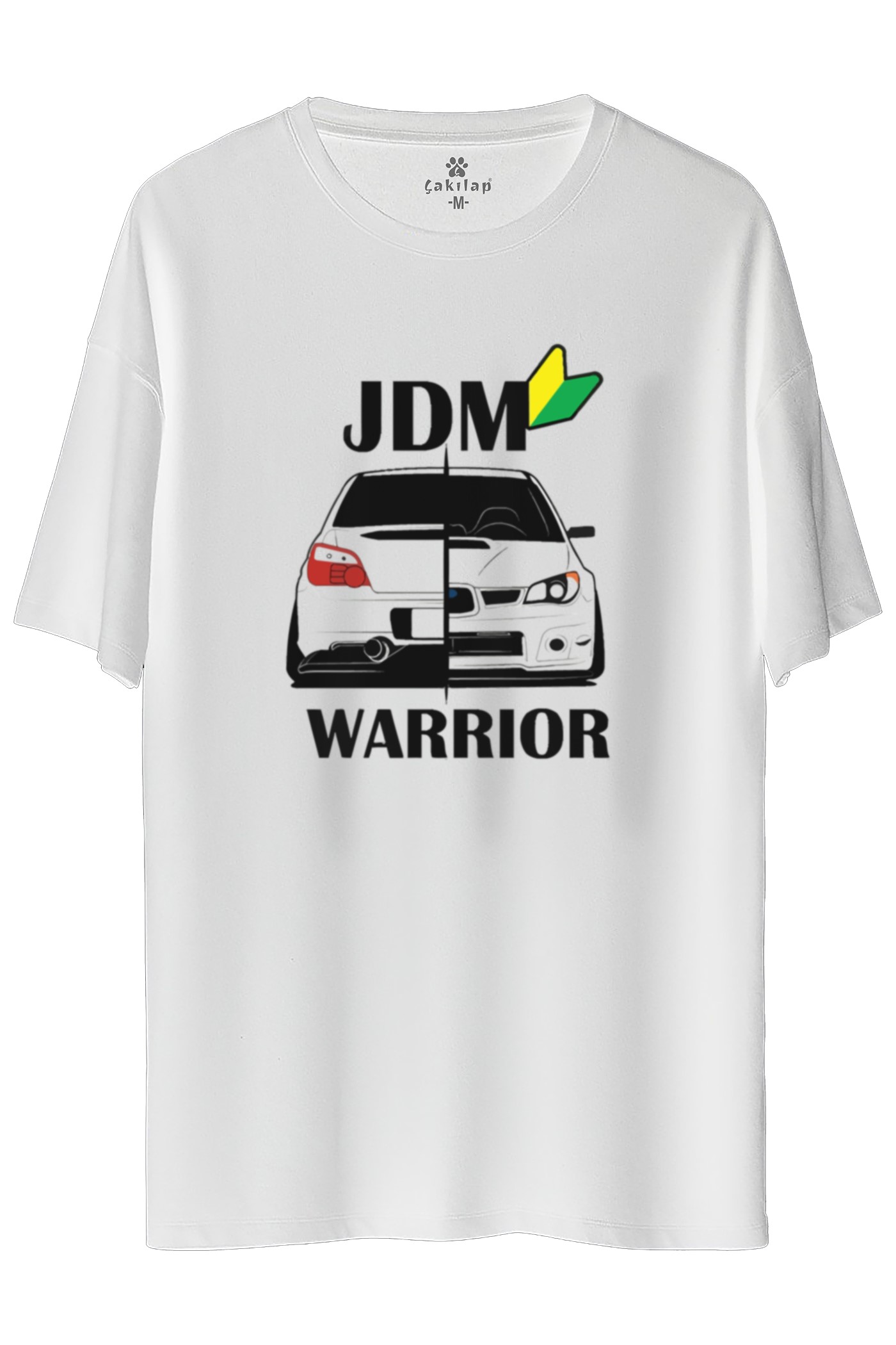 Subaru Baskılı Oversize Tişört