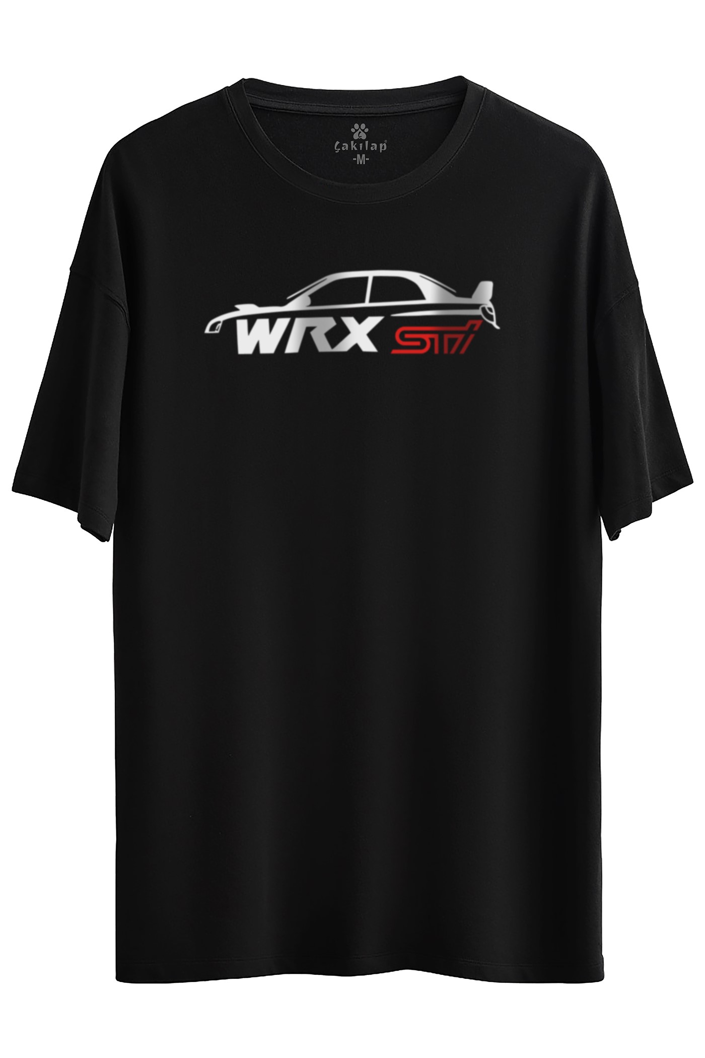 Subaru Baskılı Oversize Tişört