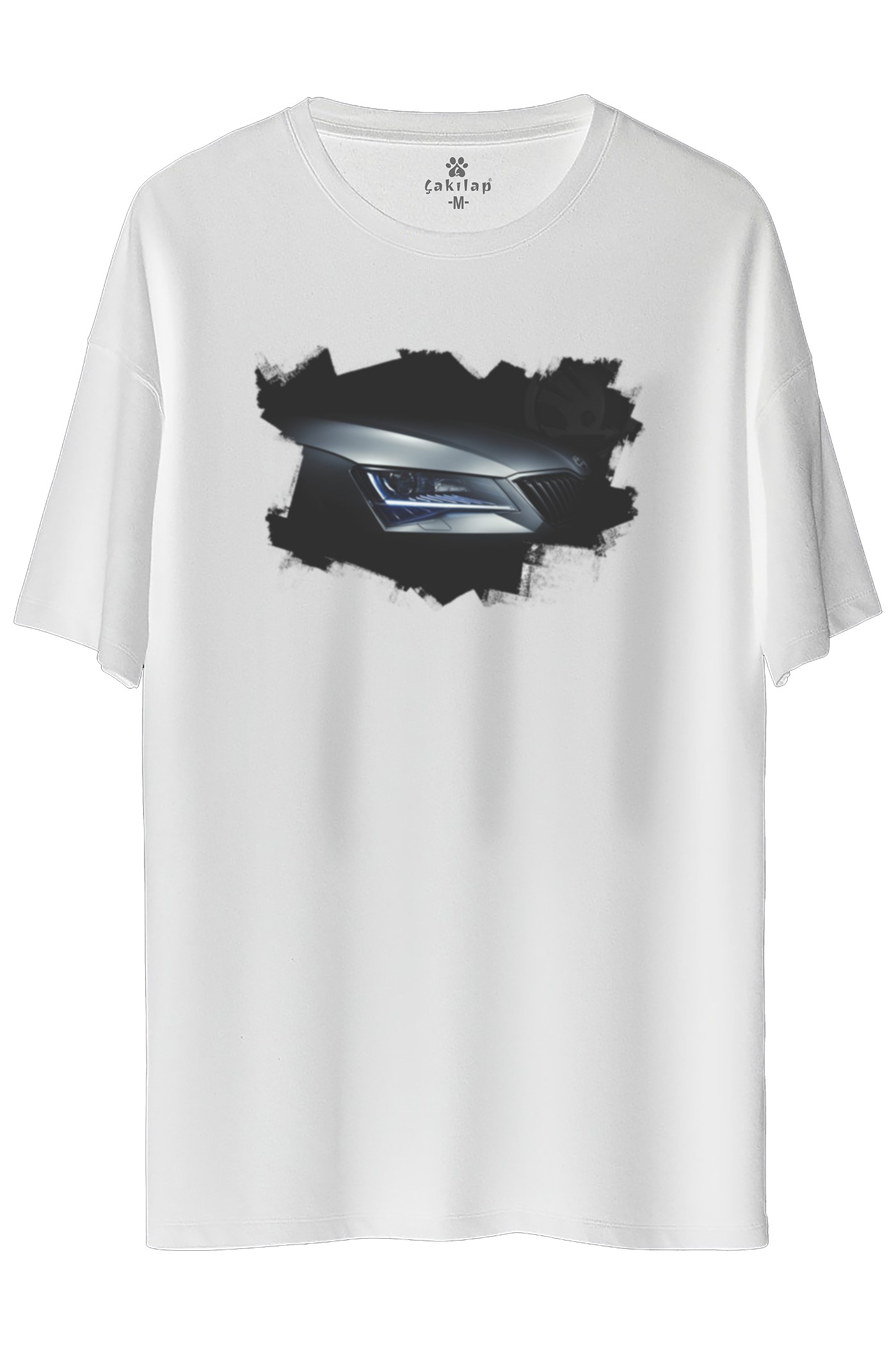Skoda SuperBB7 Baskılı Oversize Tişört