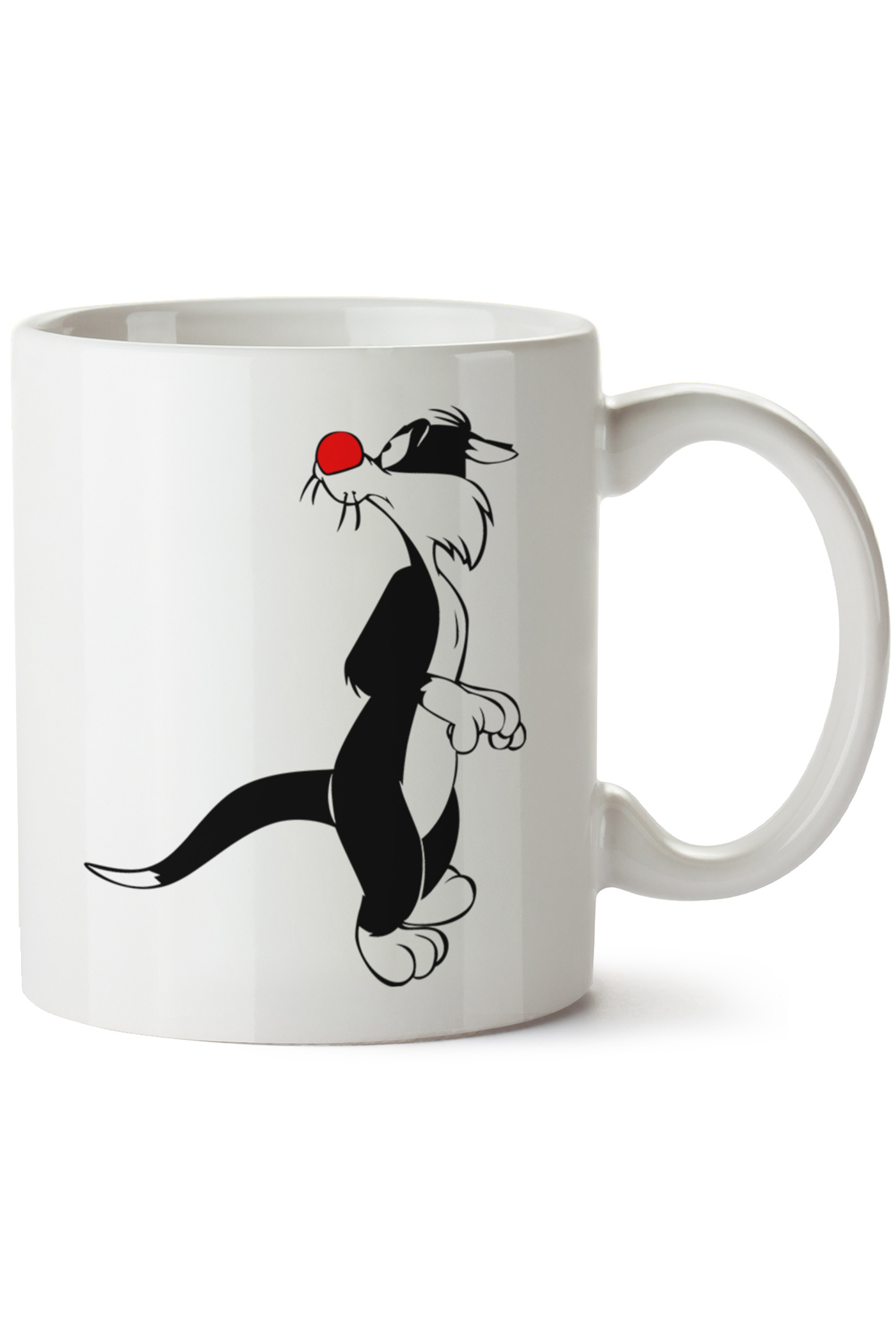 Sylvester Baskılı Porselen Kupa Bardak