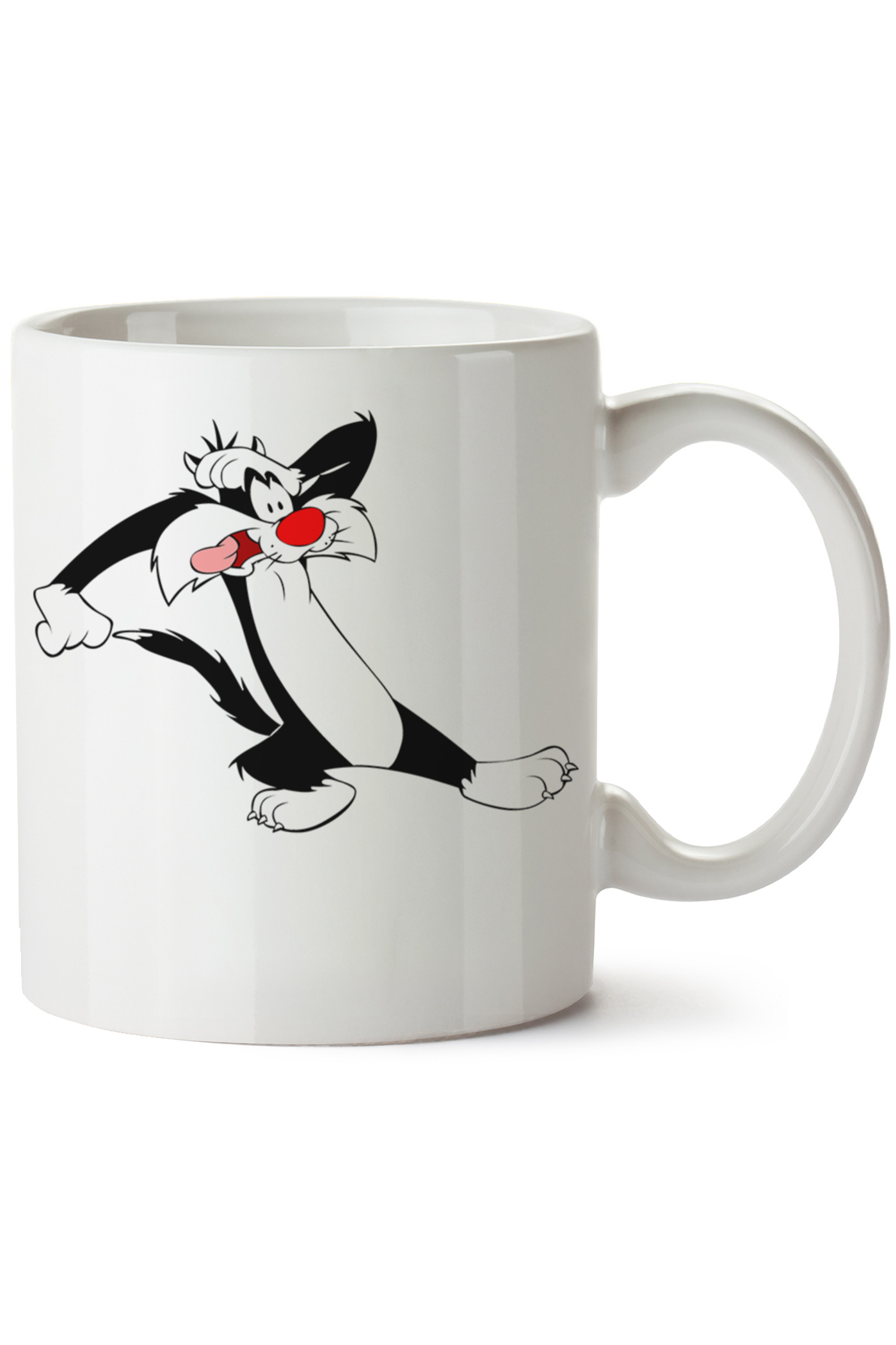 Sylvester Baskılı Porselen Kupa Bardak