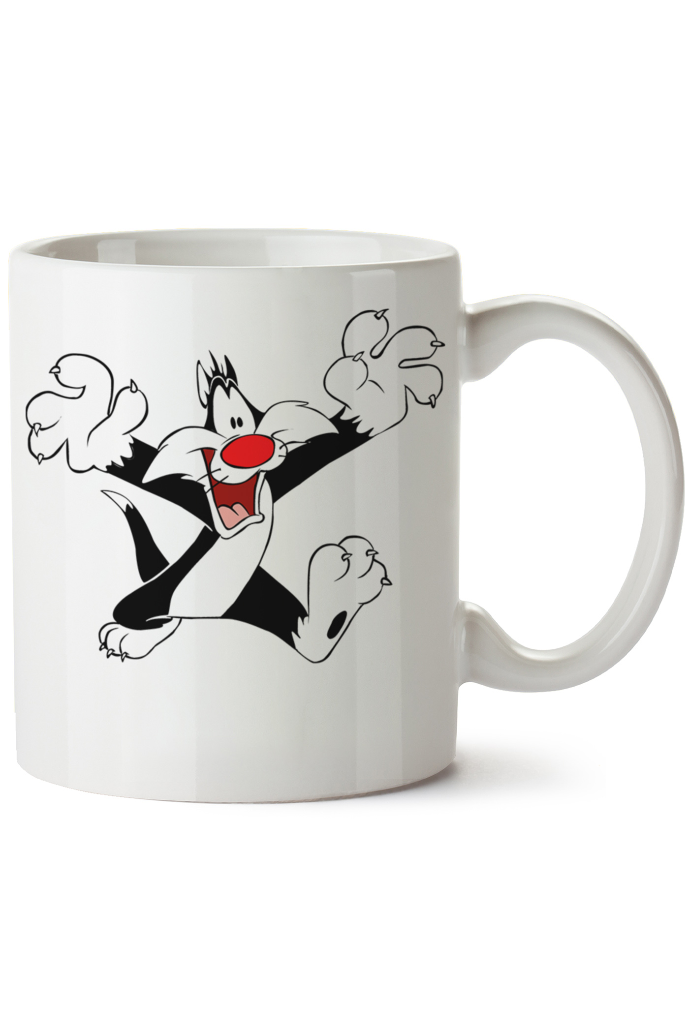 Sylvester Baskılı Porselen Kupa Bardak