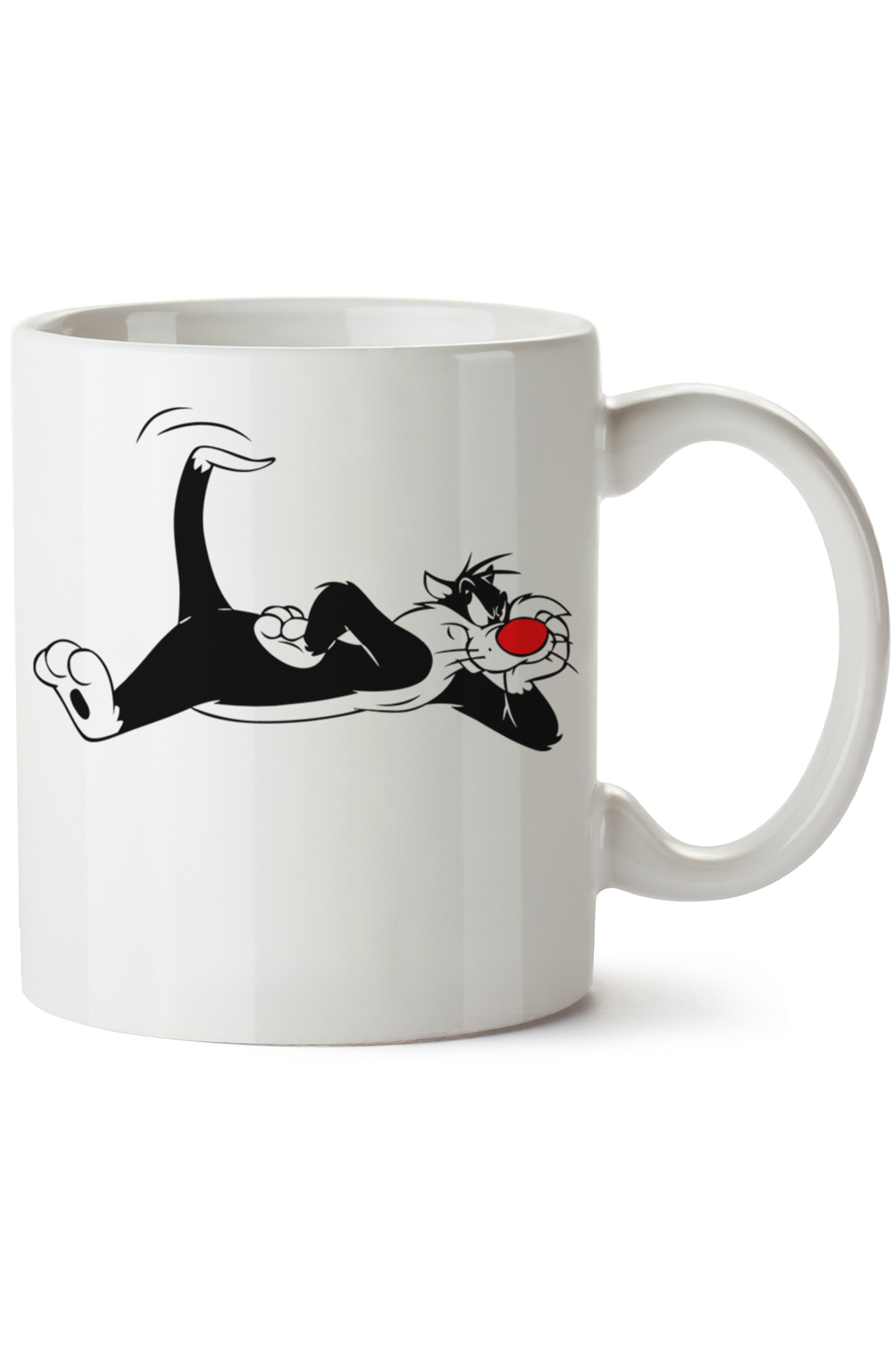 Sylvester Baskılı Porselen Kupa Bardak