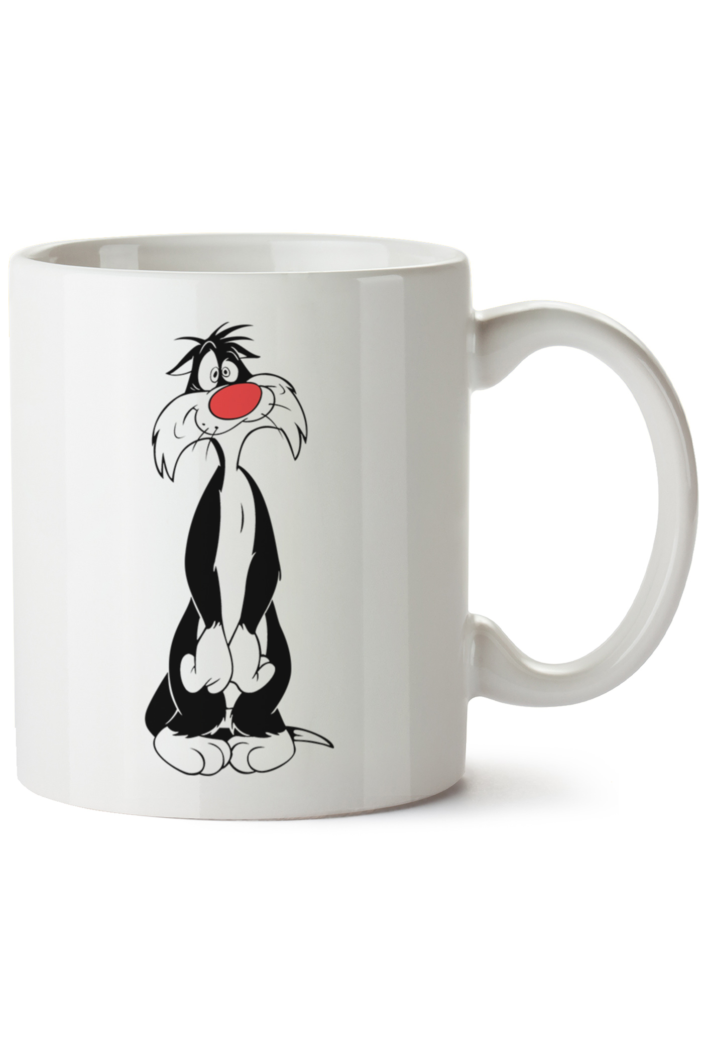 Sylvester Baskılı Porselen Kupa Bardak