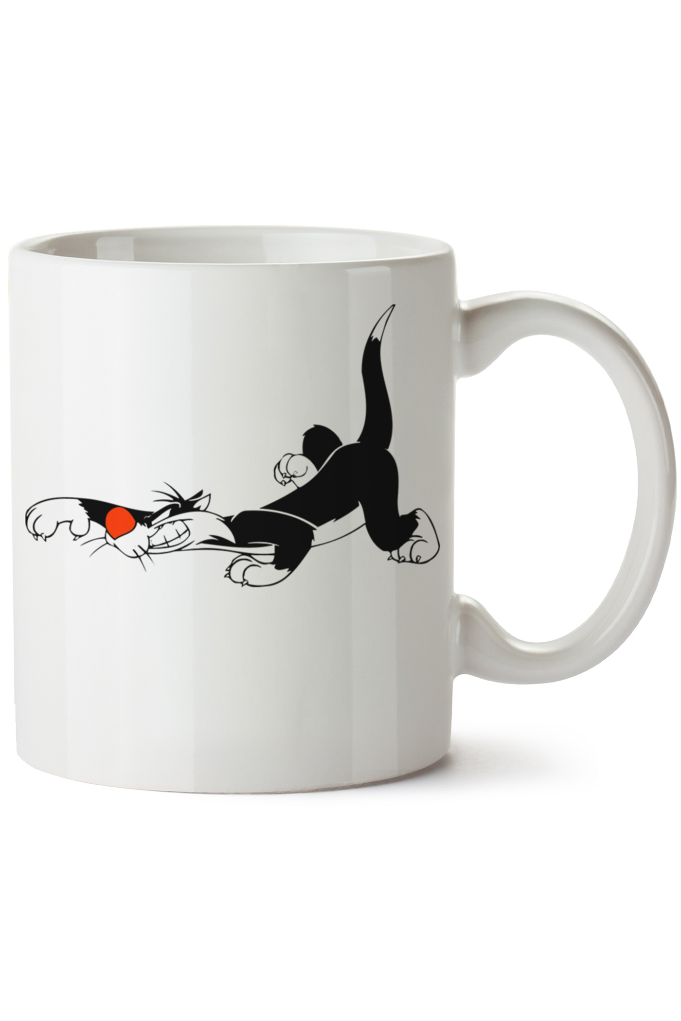 Sylvester Baskılı Porselen Kupa Bardak