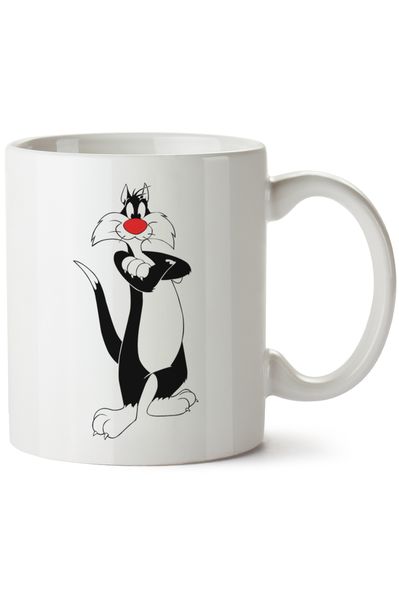 Sylvester Baskılı Porselen Kupa Bardak