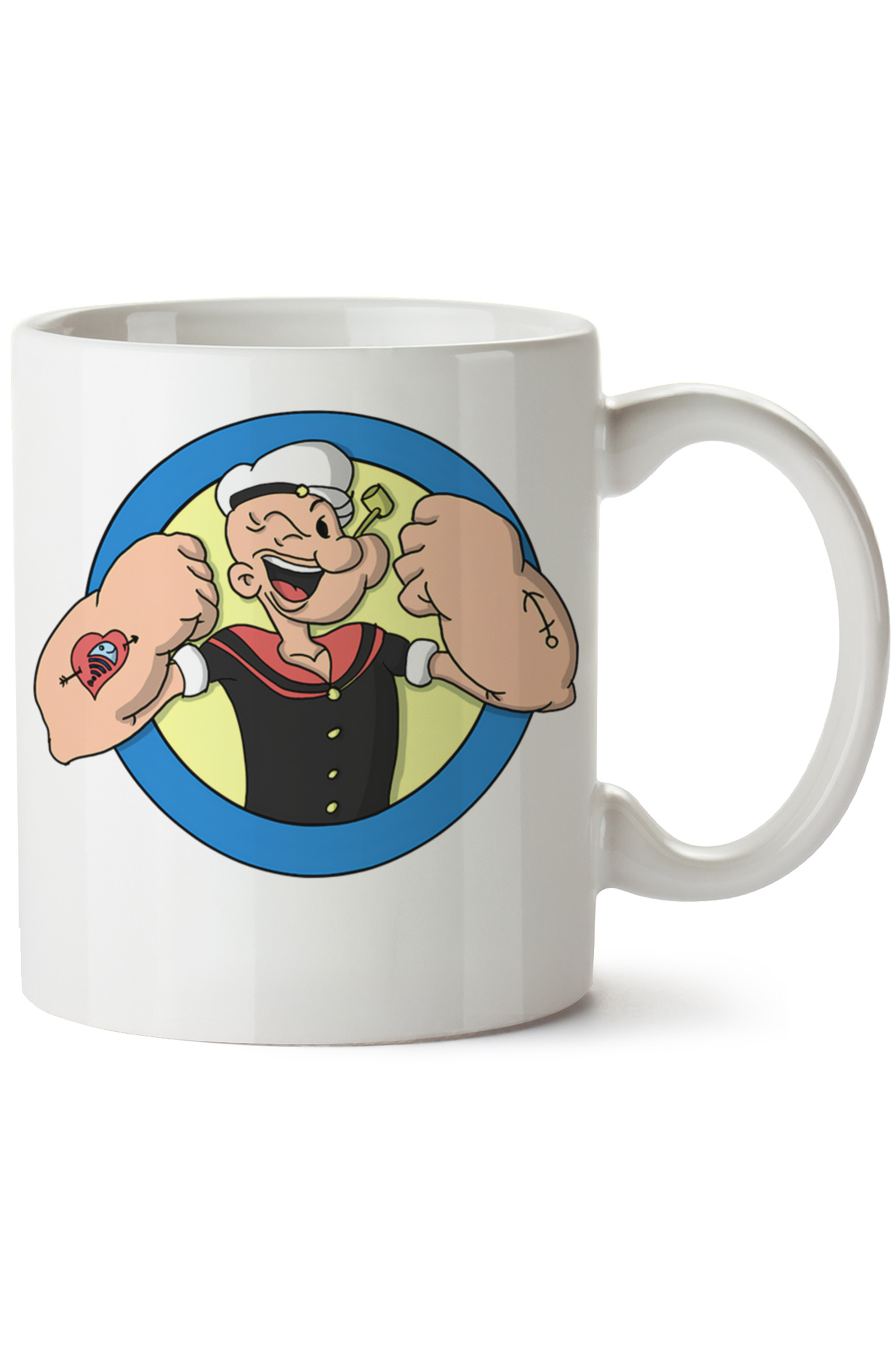 Temel Reis Baskılı Porselen Kupa Bardak