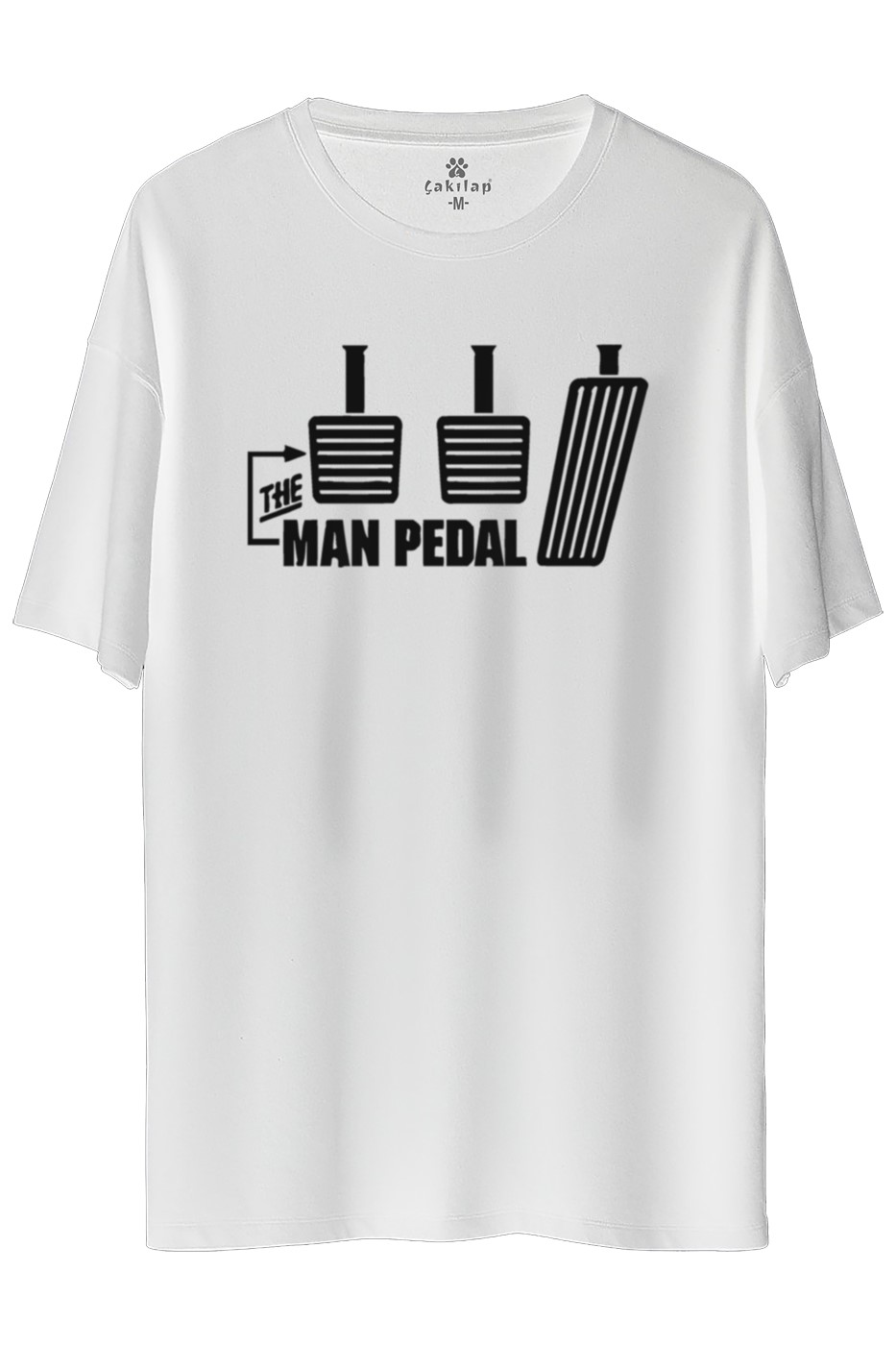 TheManPedal Baskılı Oversize Tişört