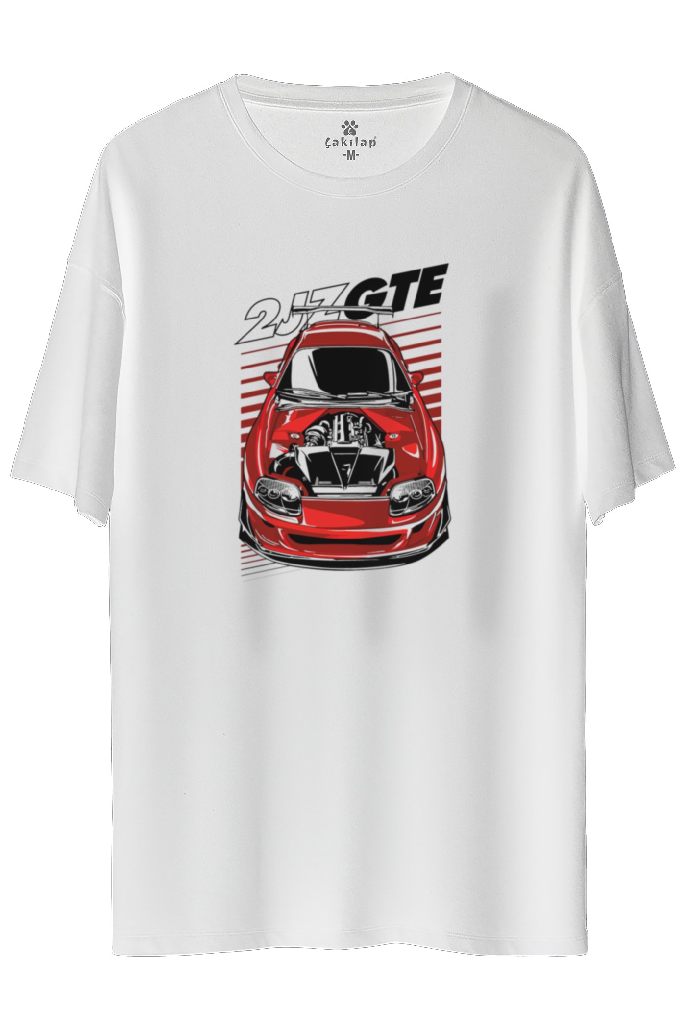 Toyota Supra Baskılı Oversize Tişört