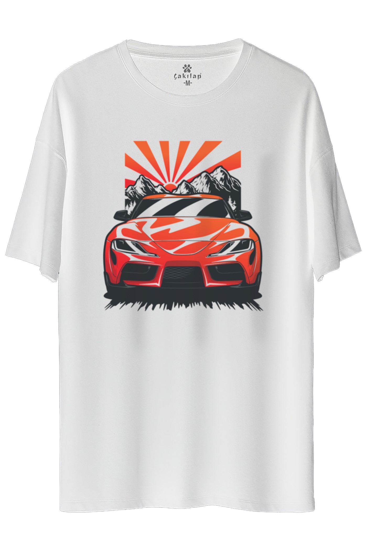 Toyota Supra Baskılı Oversize Tişört