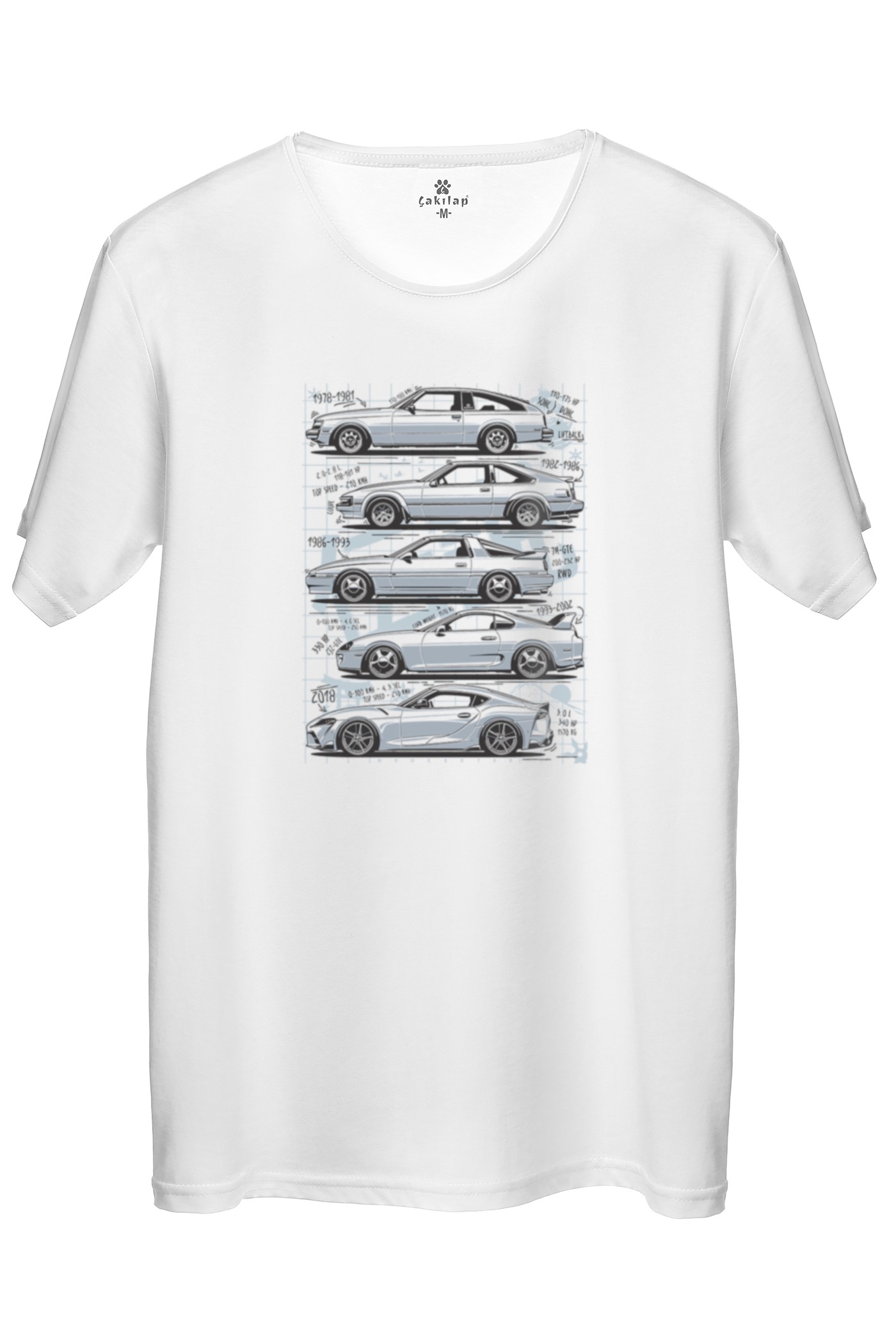 Toyota Supra Baskılı Regular Tişört