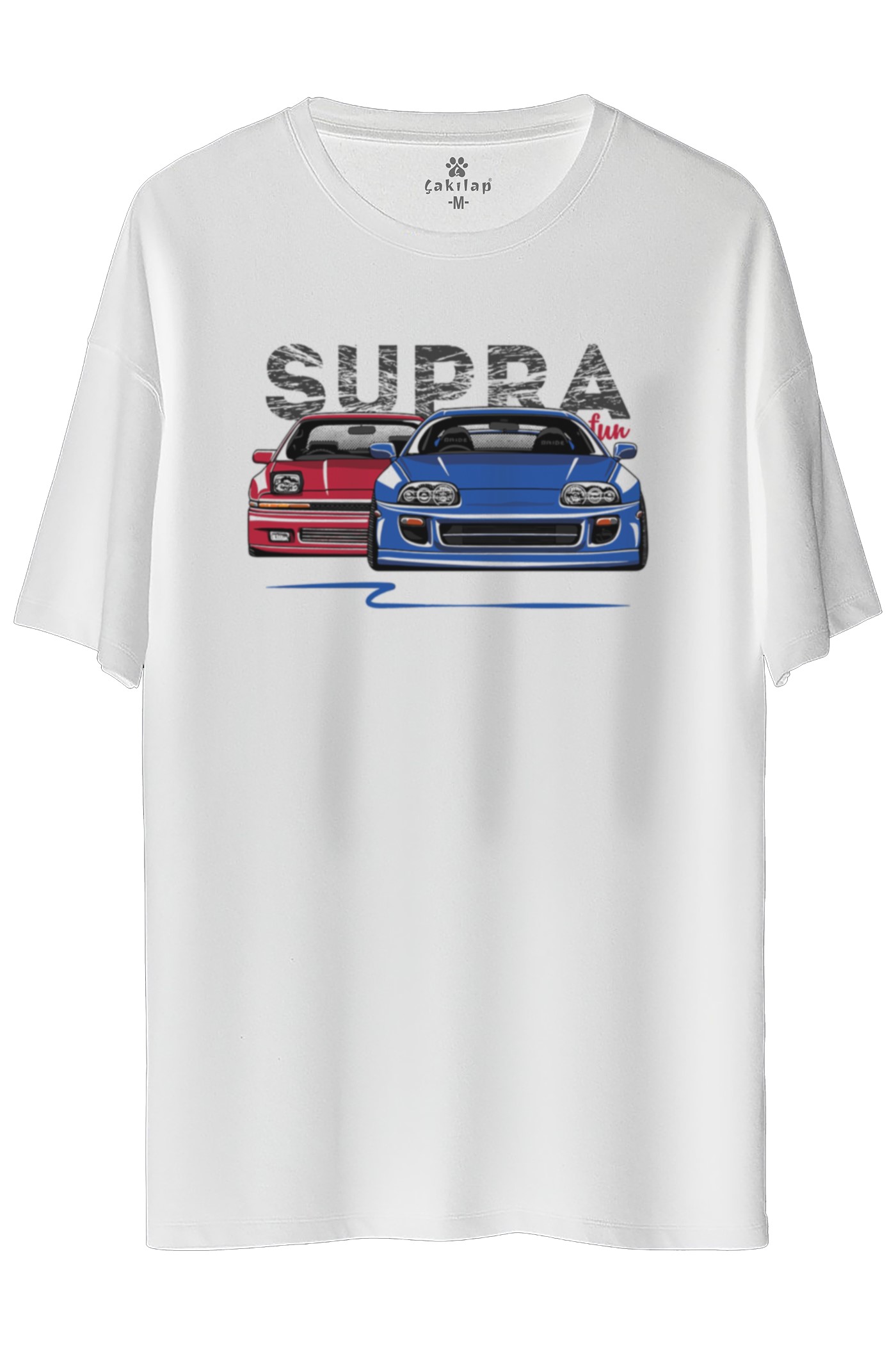 Toyota Supra Baskılı Oversize Tişört