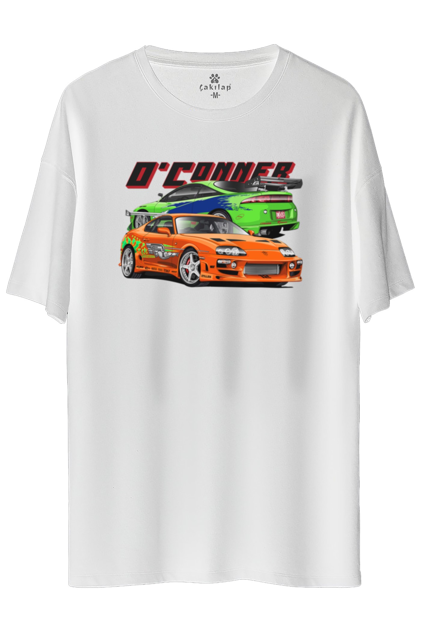 Toyota Supra Baskılı Oversize Tişört