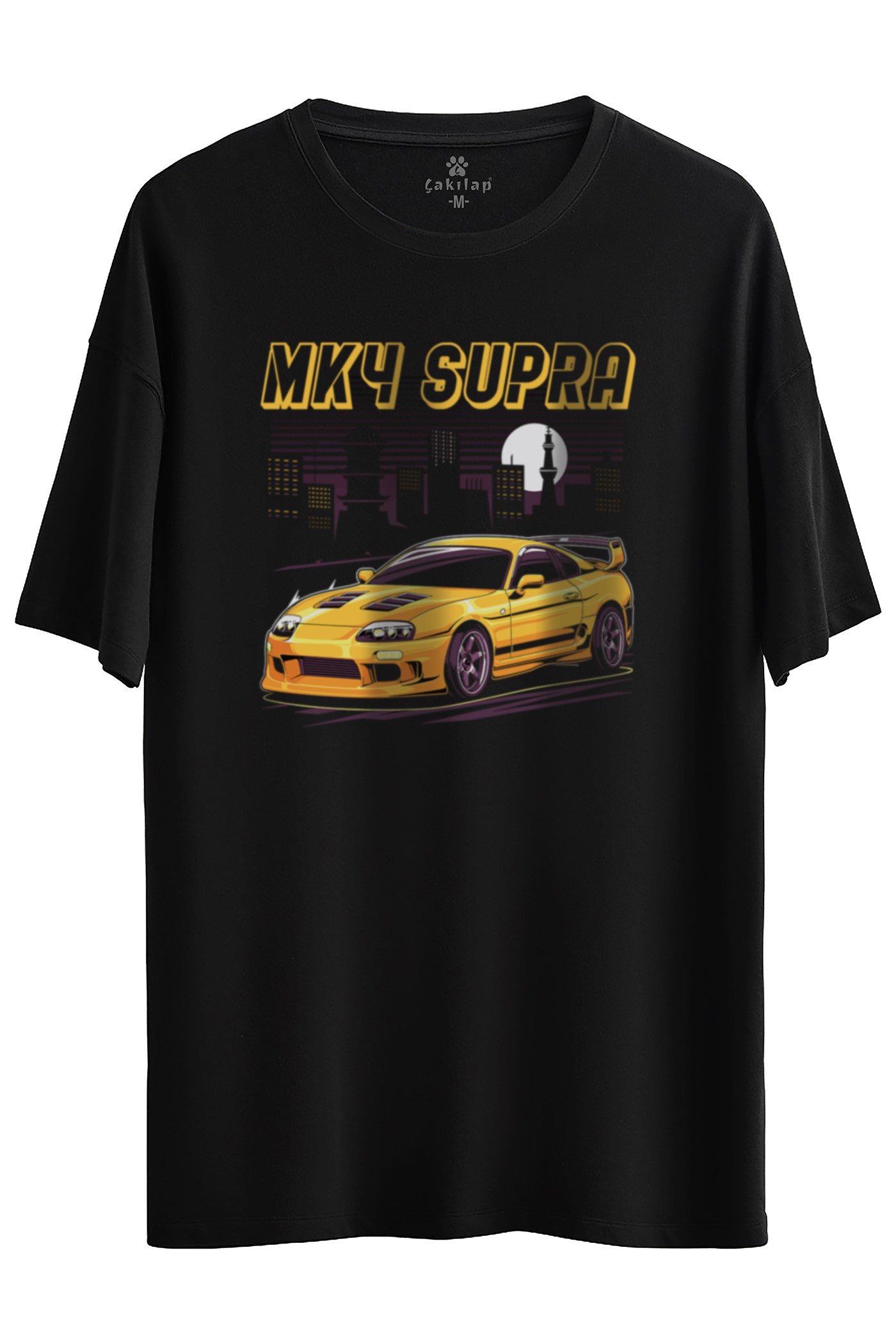 Toyota Supra Baskılı Oversize Tişört