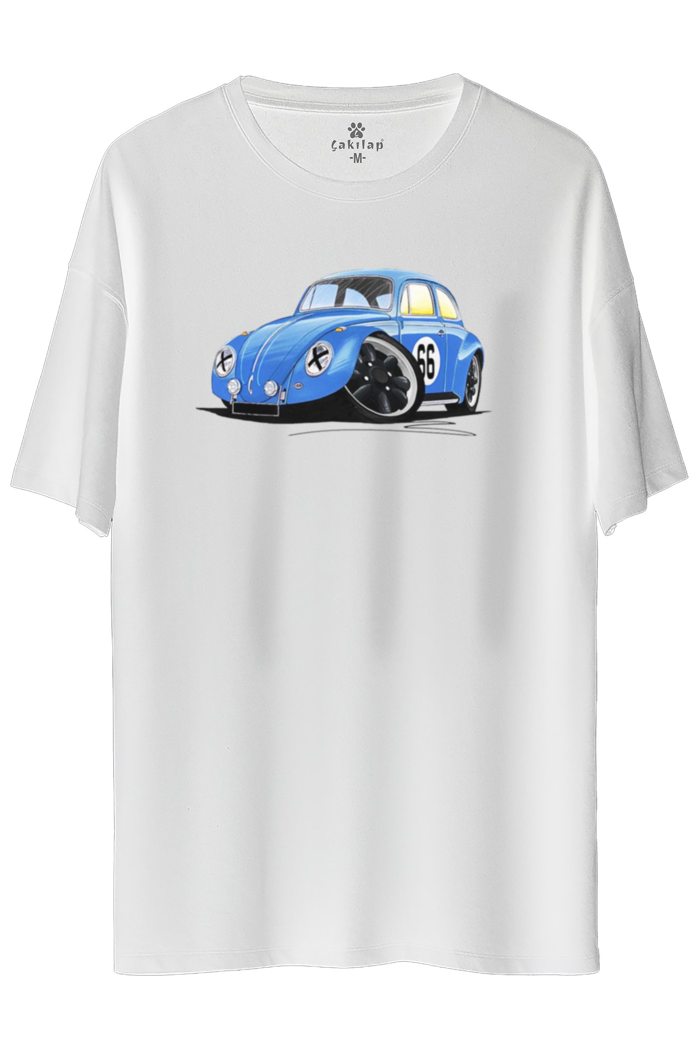Vw Beetle Baskılı Oversize Tişört