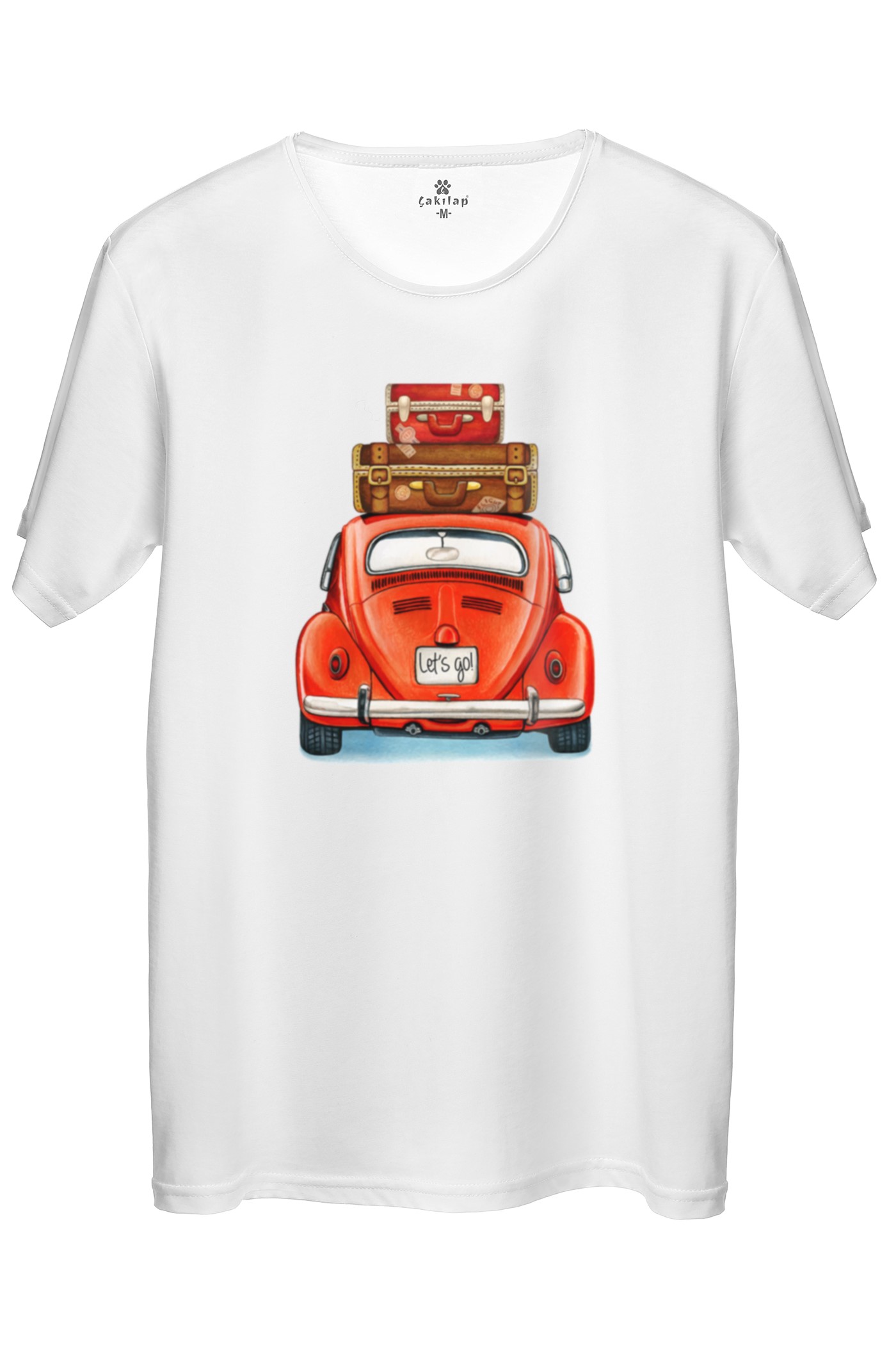 Vw Beetle Baskılı Regular Tişört