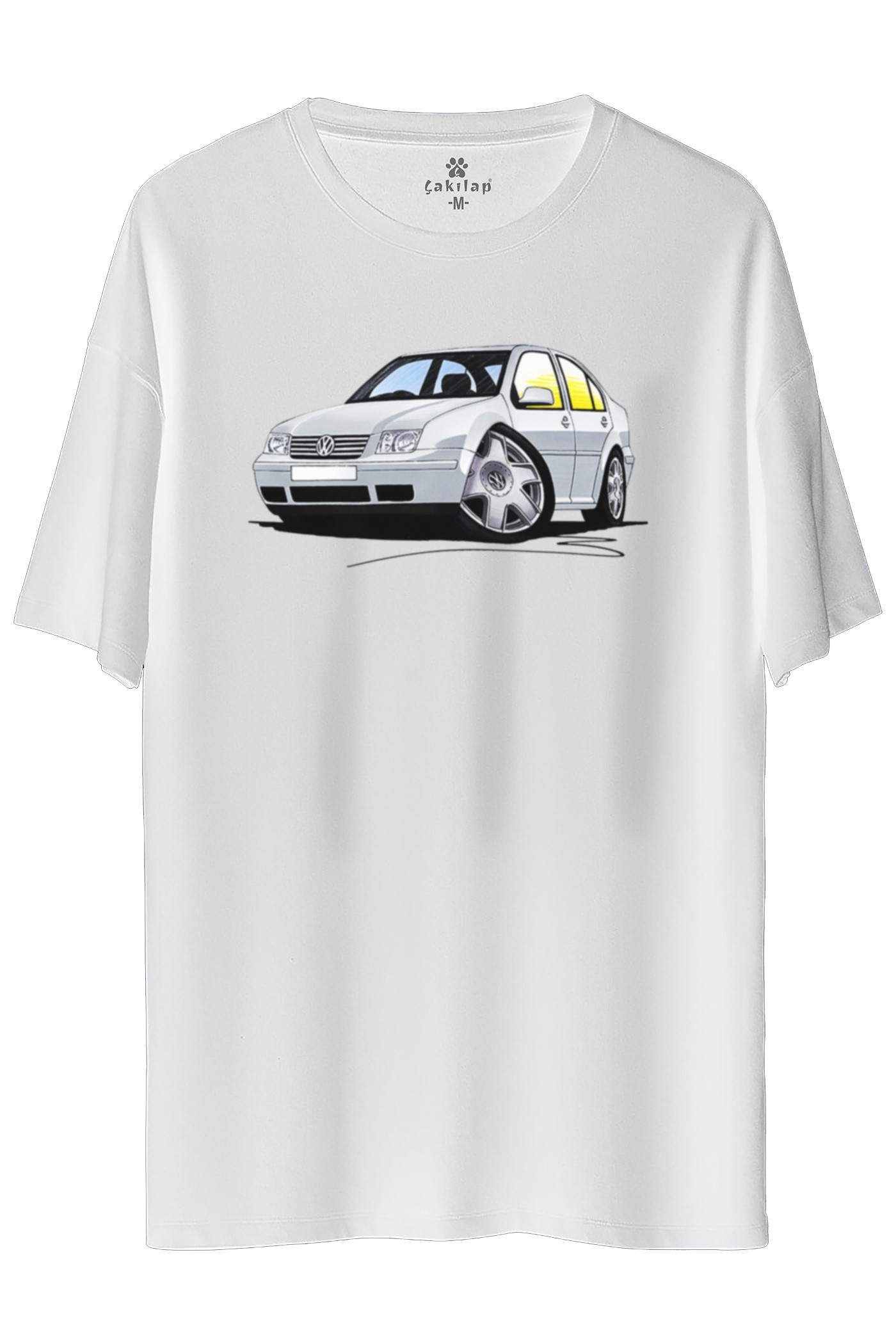 Vw Bora Baskılı Oversize Tişört