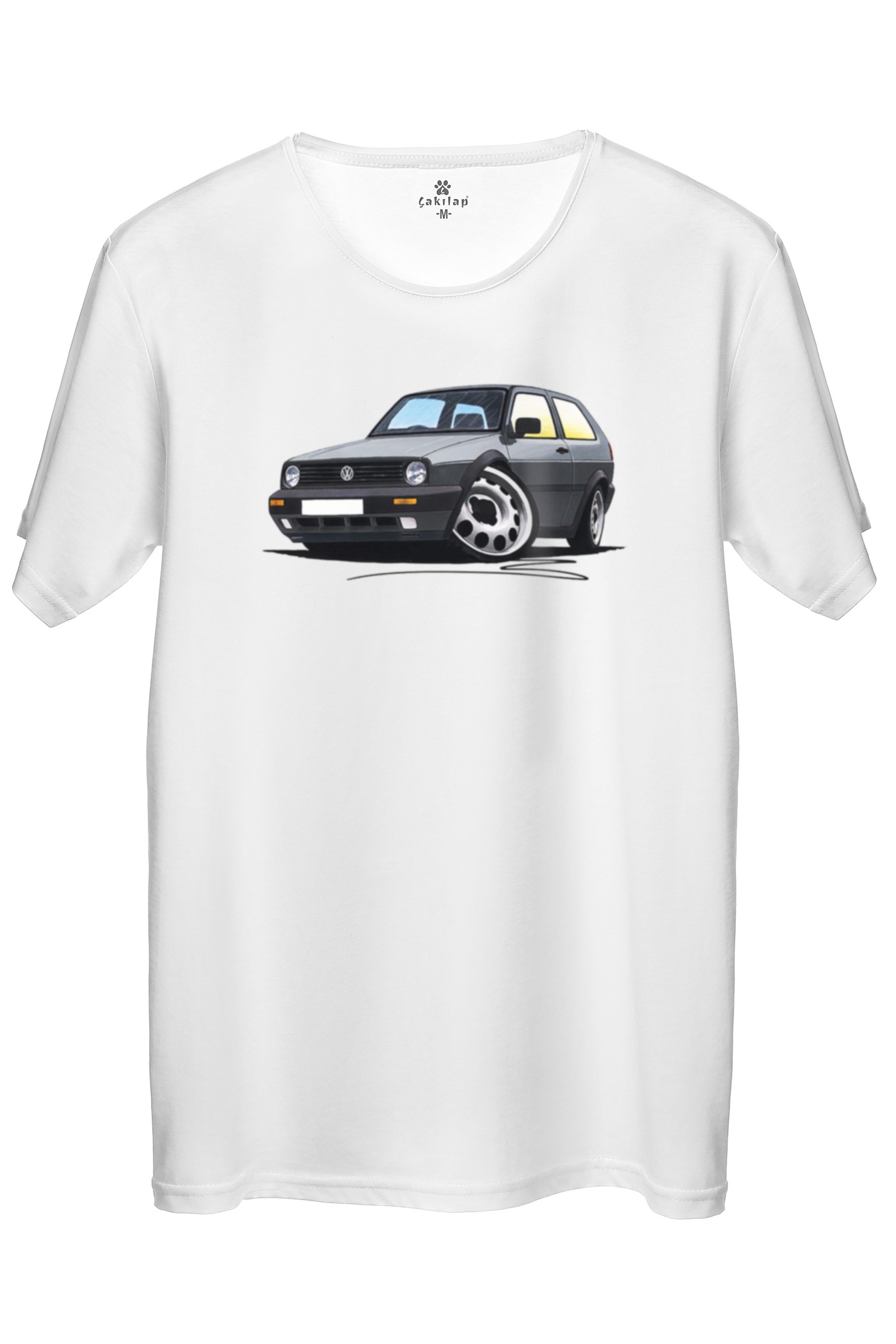 Vw Golf 2 Baskılı Regular Tişört