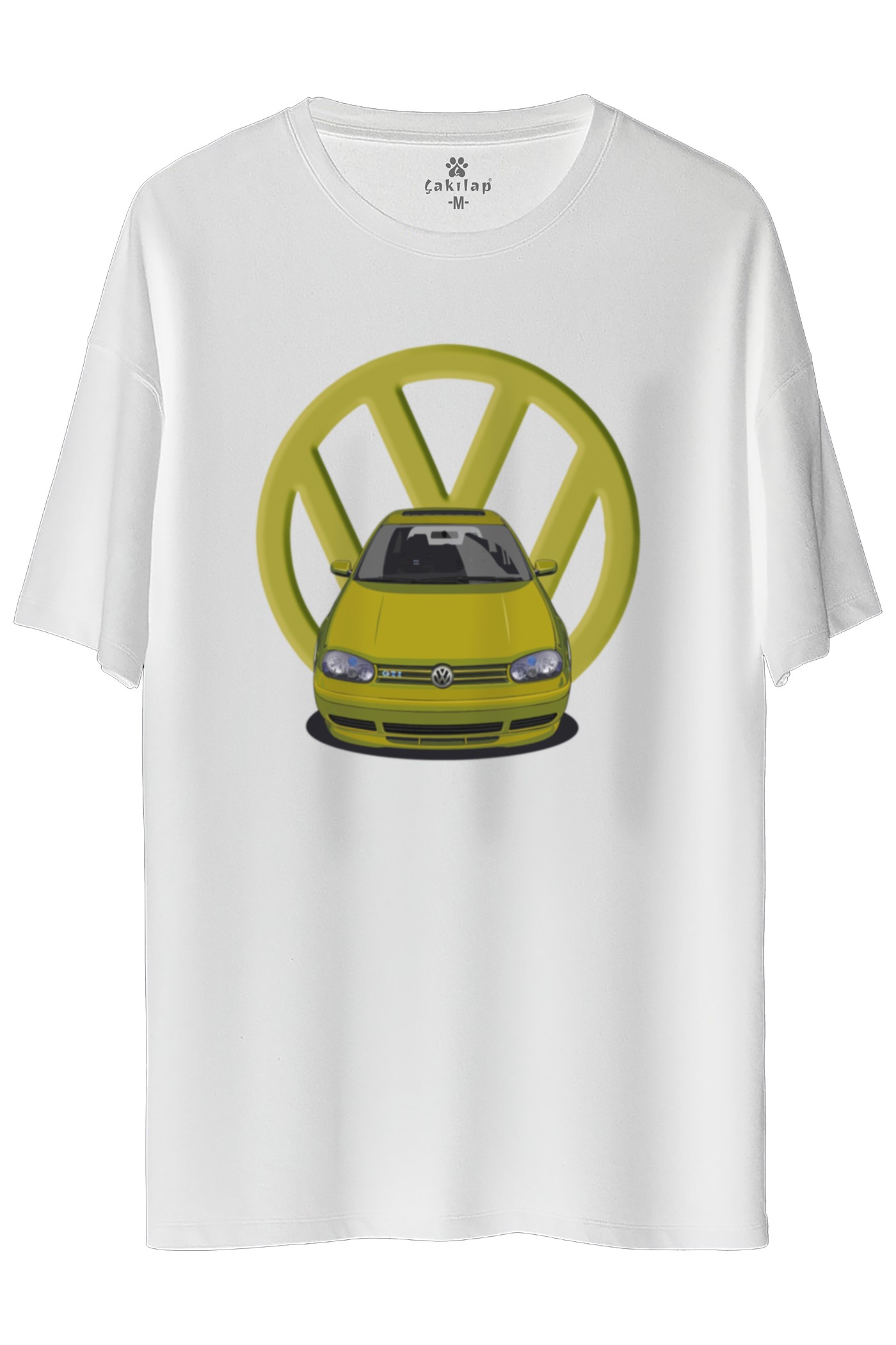 Vw Golf 4 Baskılı Oversize Tişört