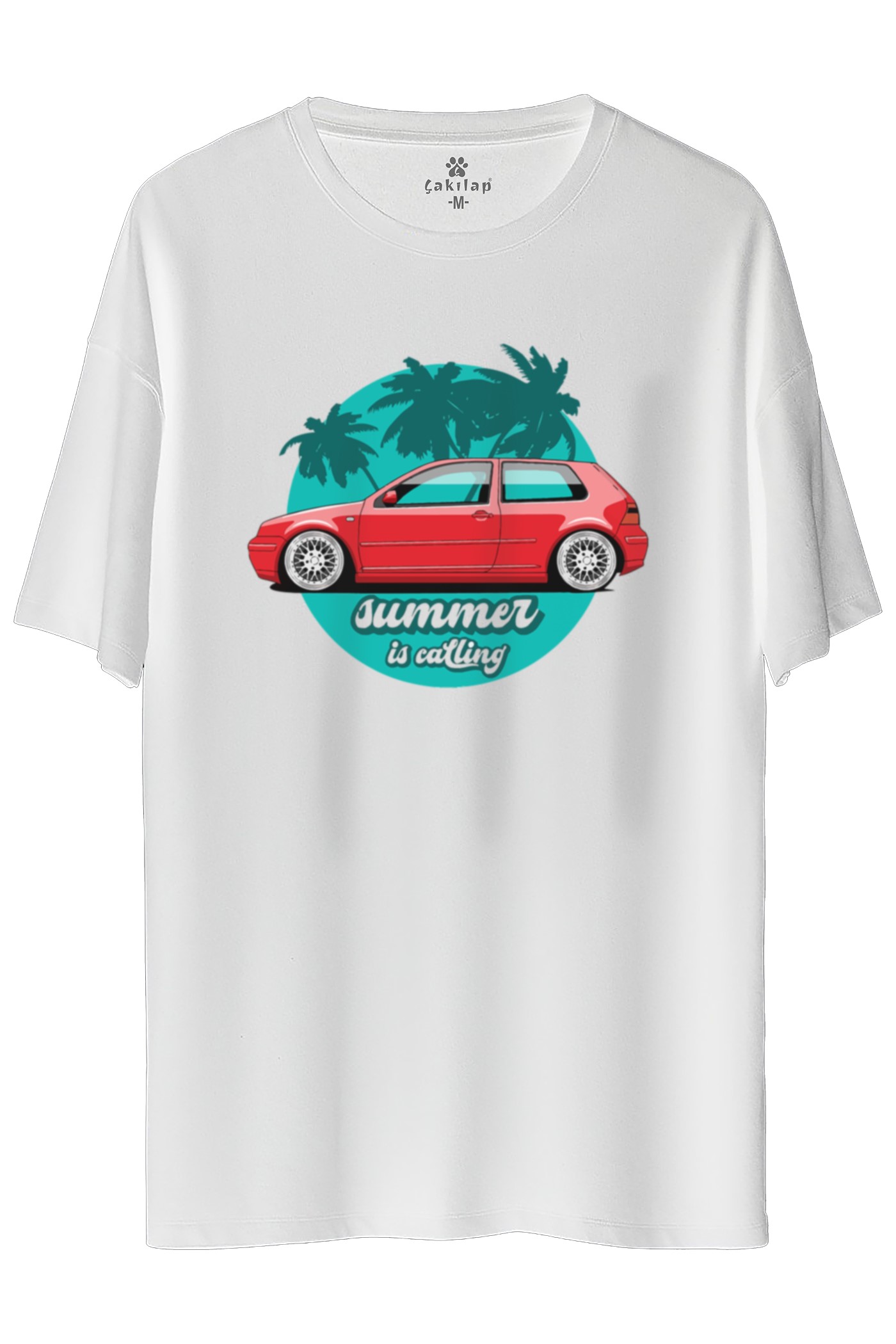 Vw Golf 4 Baskılı Oversize Tişört