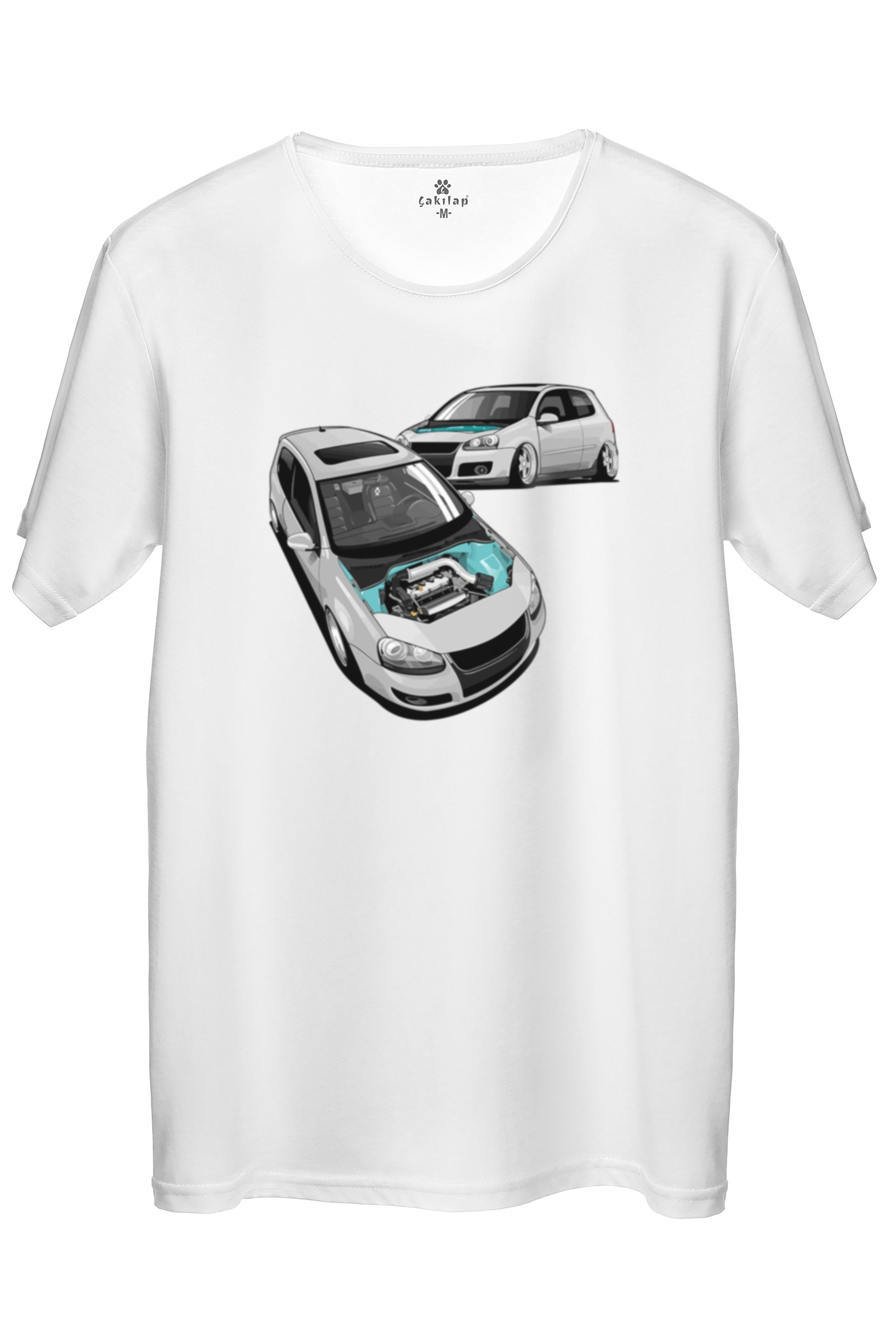 Vw Golf 5 Baskılı Regular Tişört