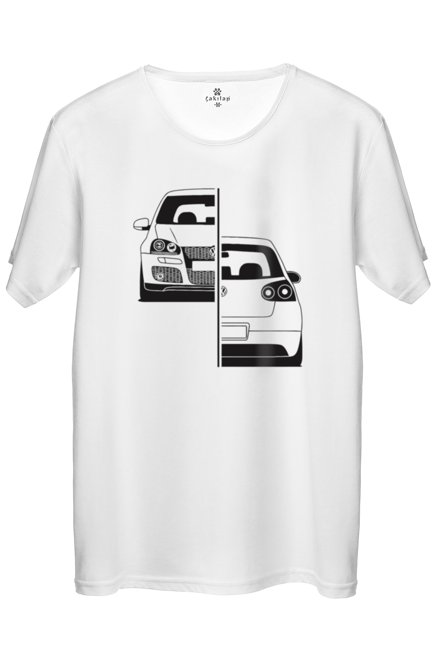 Vw Golf 5 Baskılı Regular Tişört