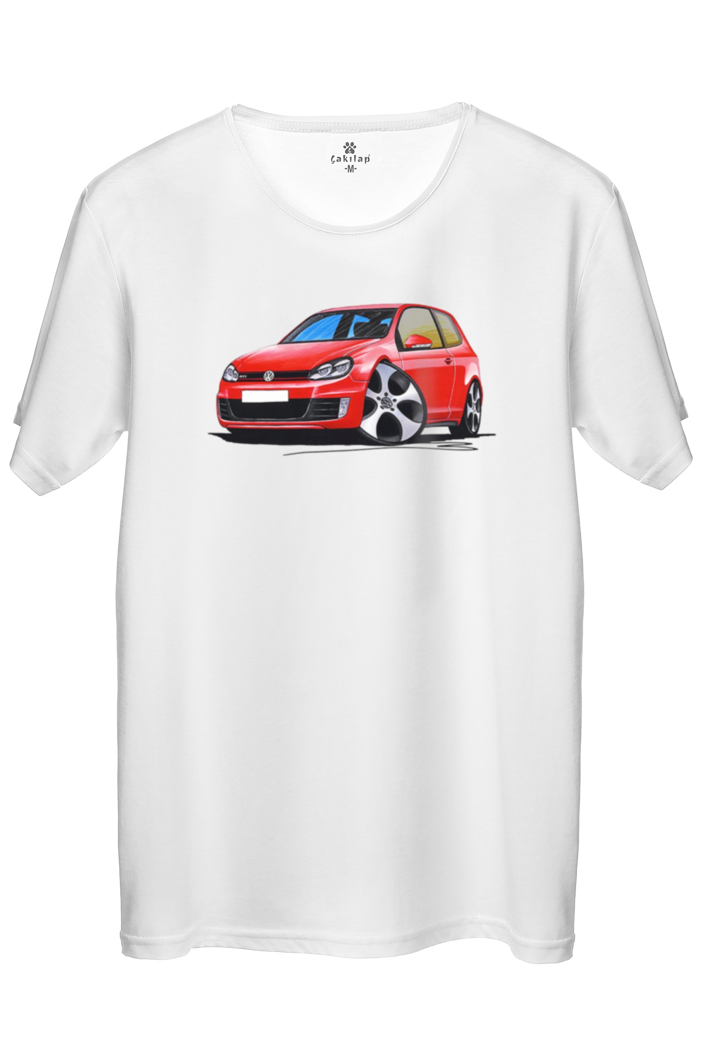 Vw Golf 6 Baskılı Regular Tişört