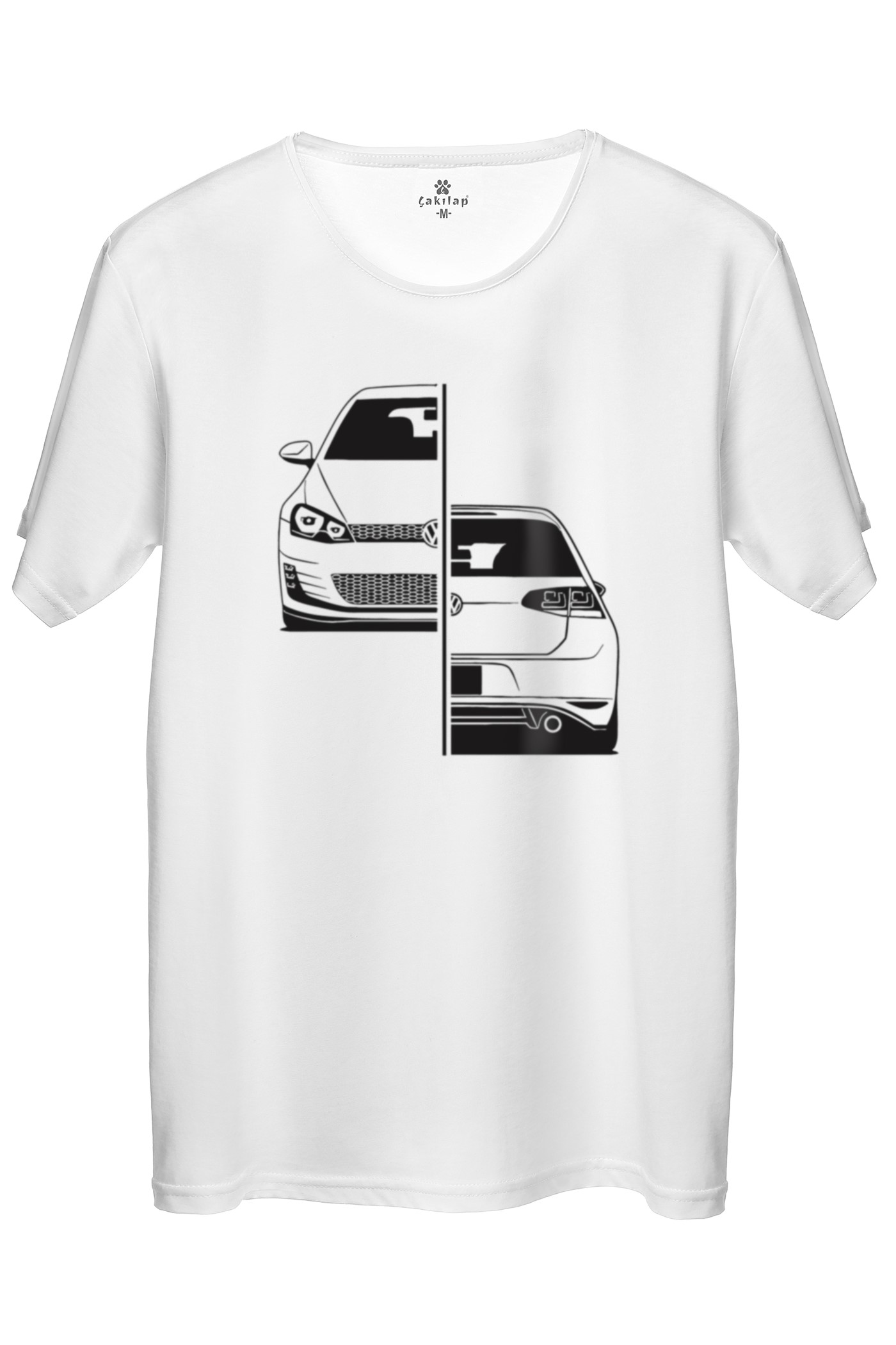 Vw Golf 7 Baskılı Regular Tişört