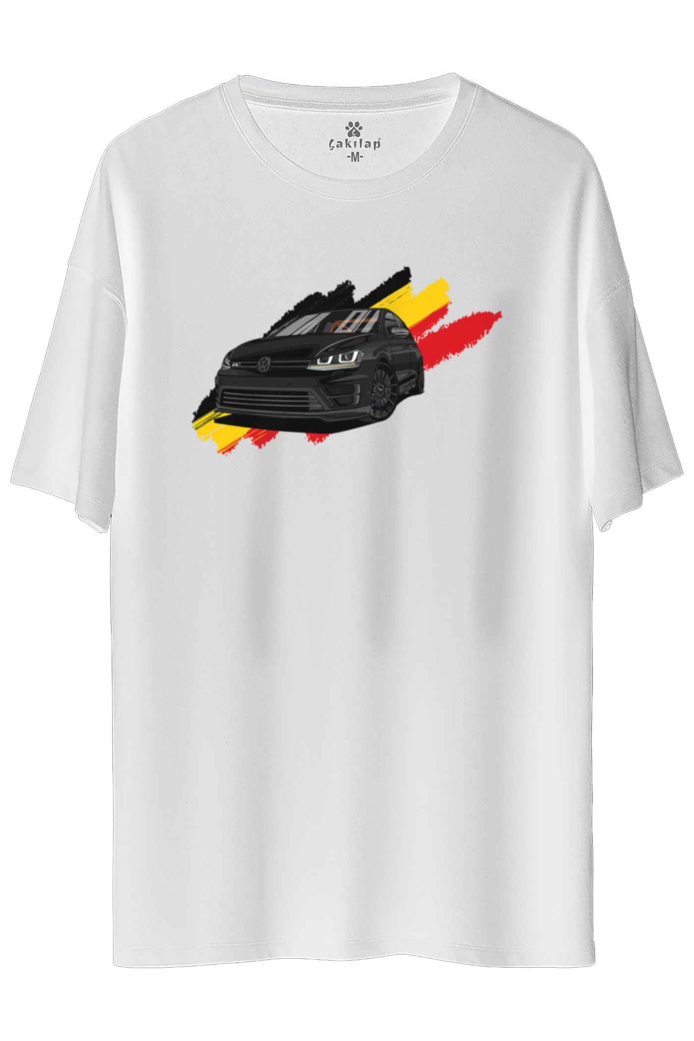 Vw Golf 7 Baskılı Oversize Tişört