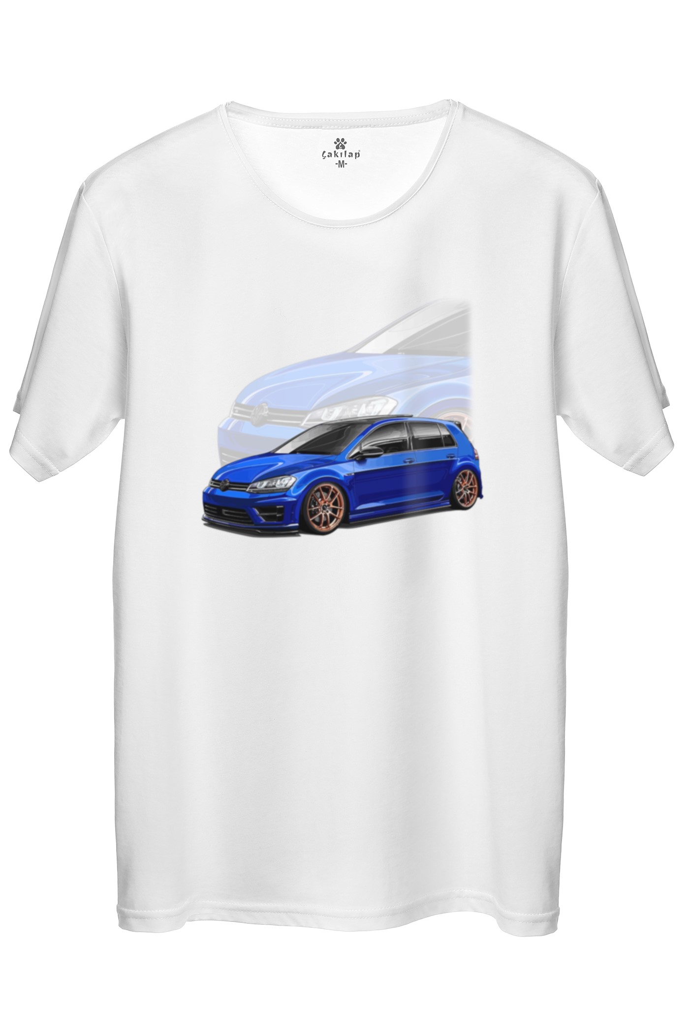 Vw Golf 7 Baskılı Regular Tişört