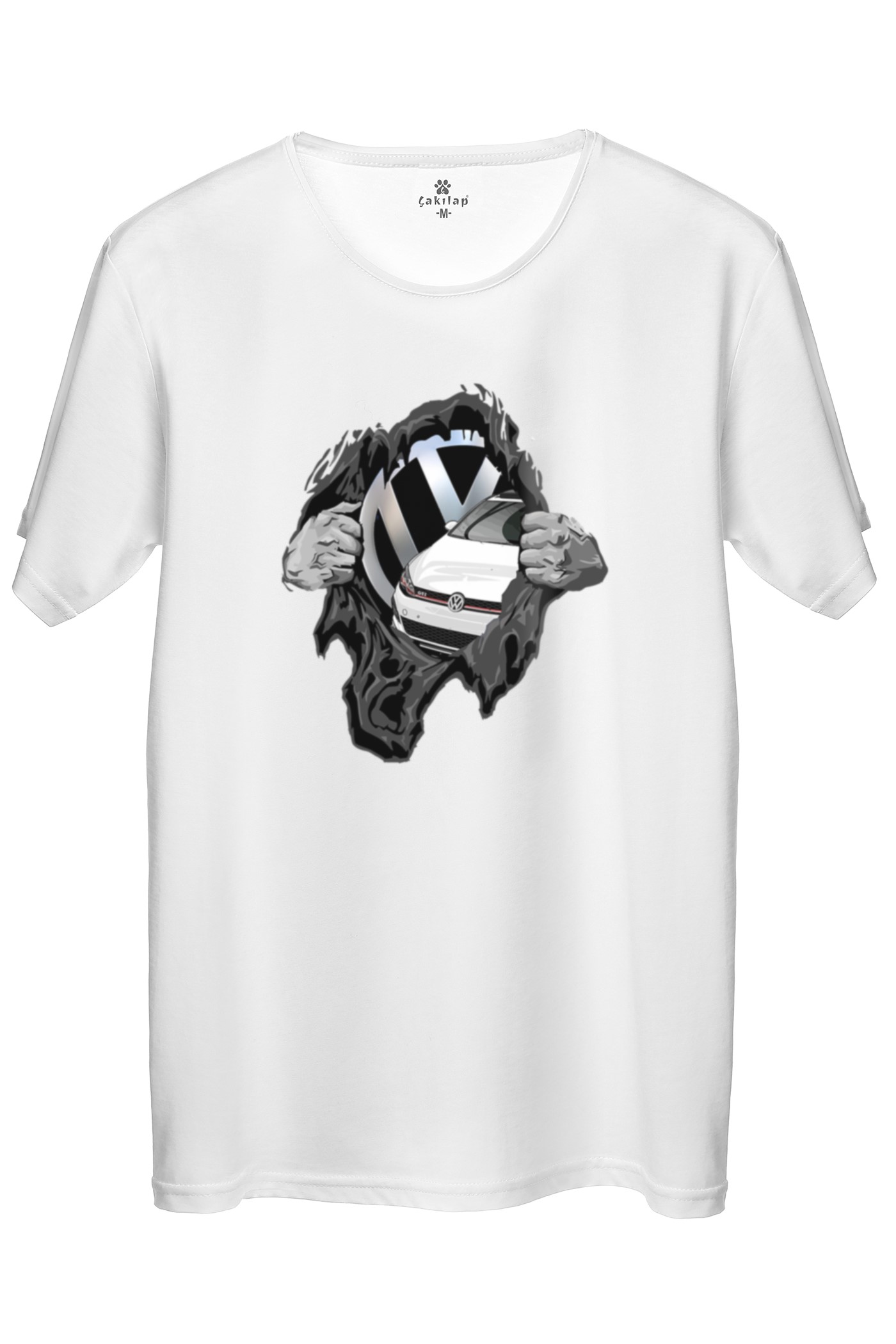Vw Golf 7 Baskılı Regular Tişört