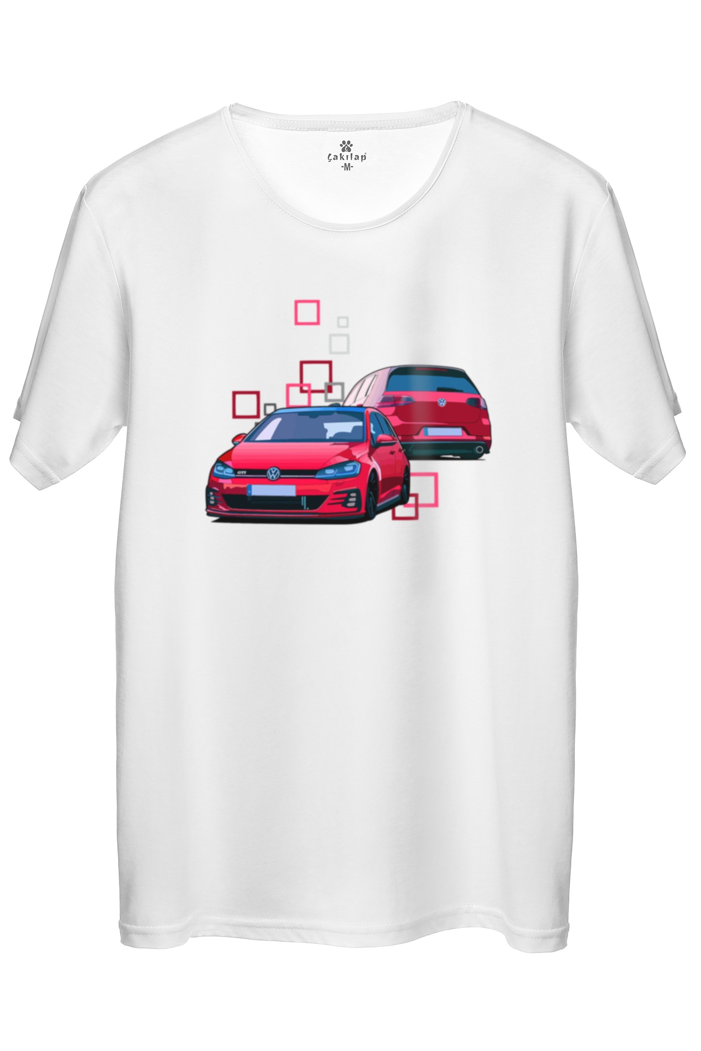 Vw Golf 7 Baskılı Regular Tişört