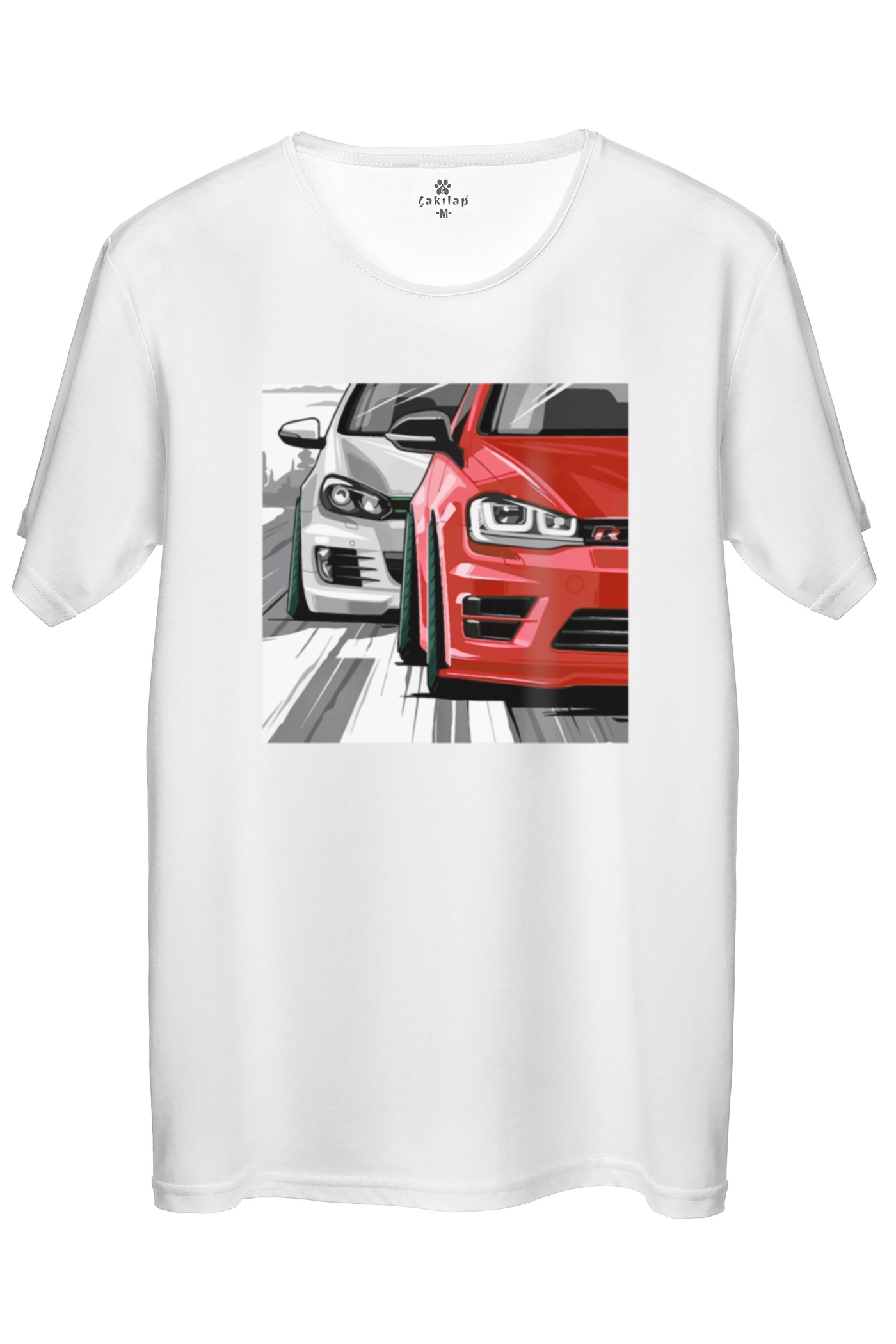 Vw Golf 7 Baskılı Regular Tişört