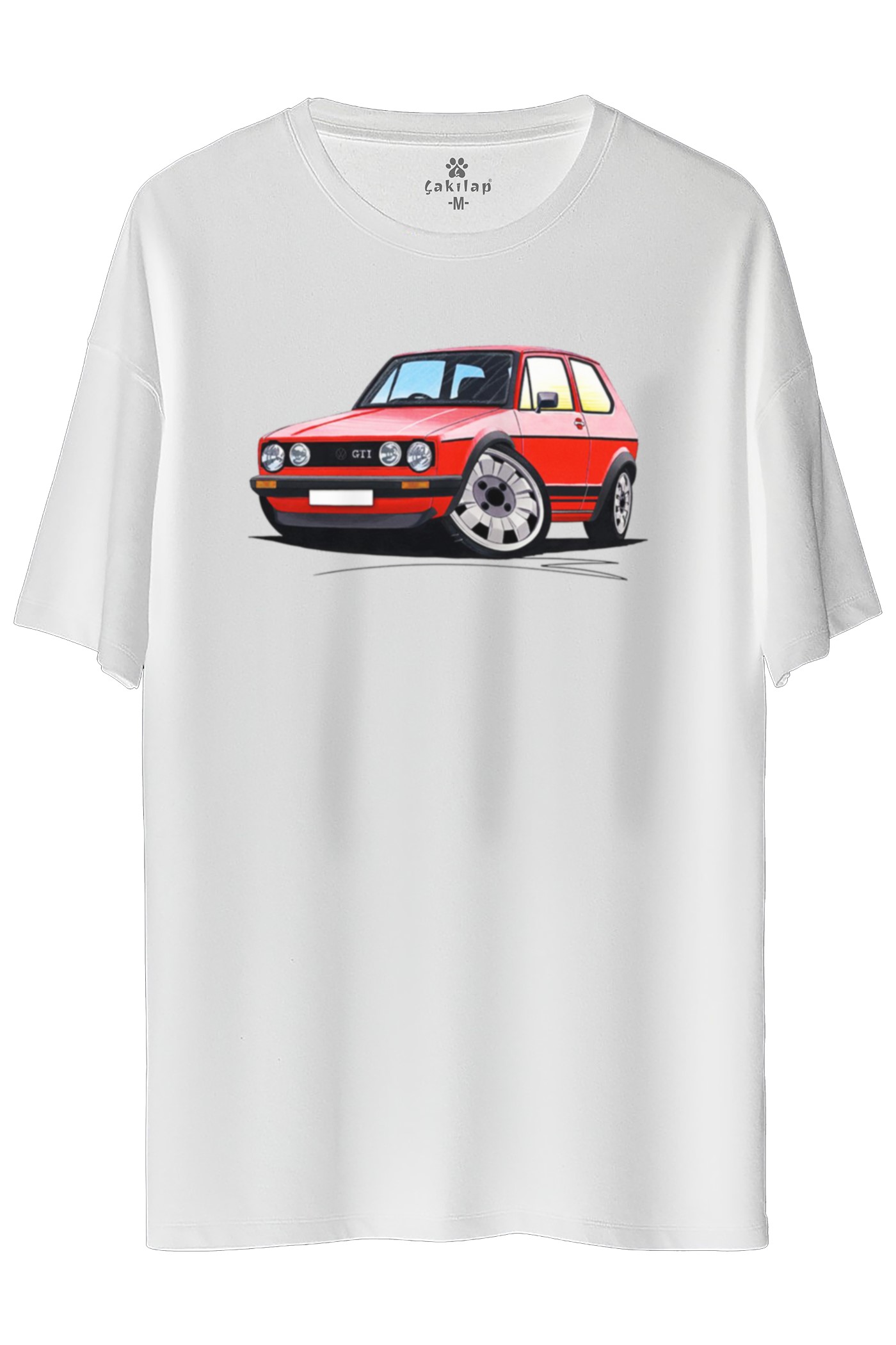 Vw Golf 1 Baskılı Oversize Tişört