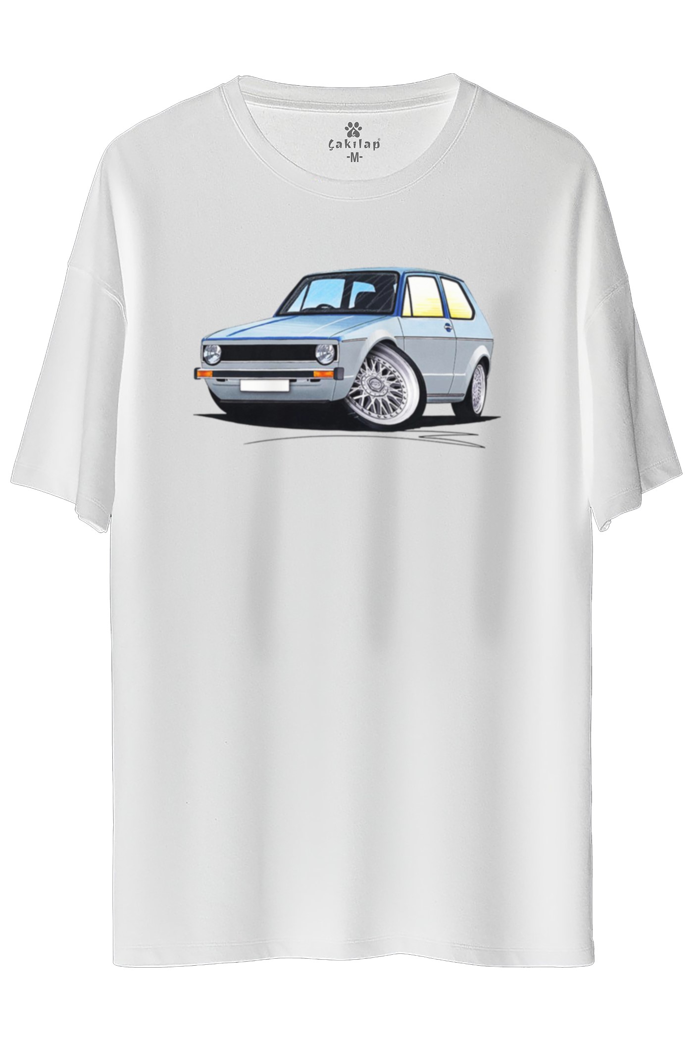 Vw Golf 1 Baskılı Oversize Tişört