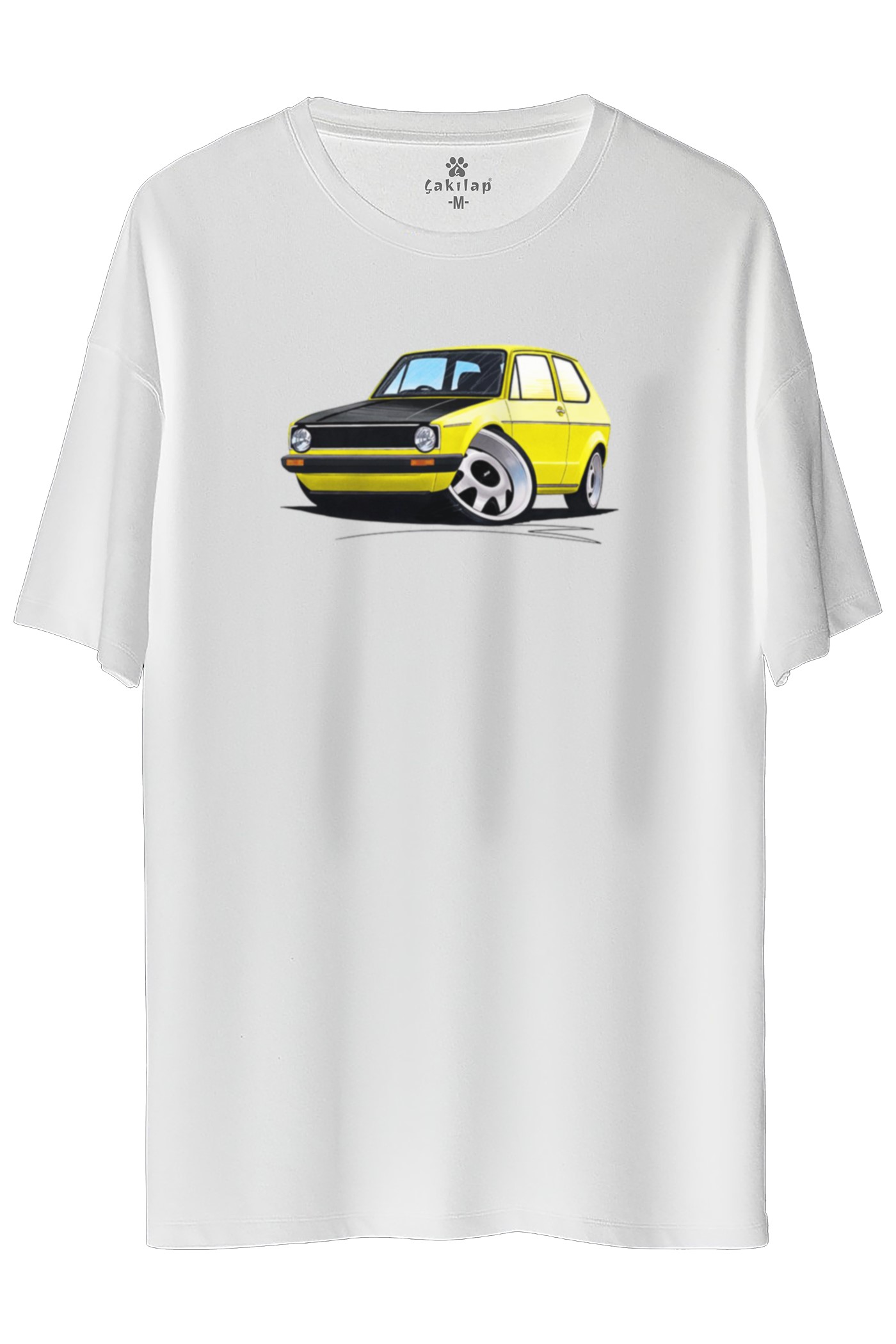 Vw Golf 1 Baskılı Oversize Tişört