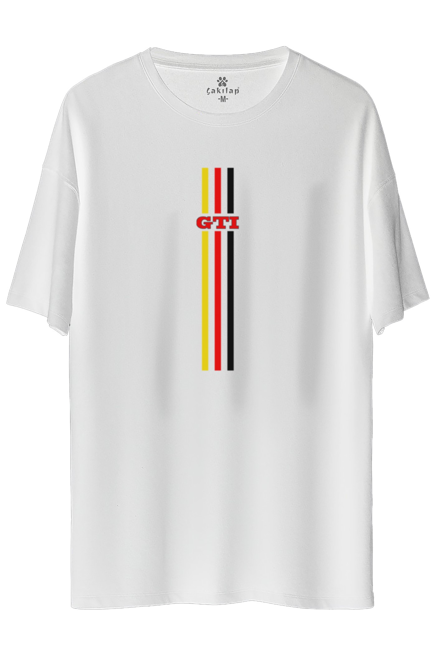 Vw GtiLogo Baskılı Oversize Tişört