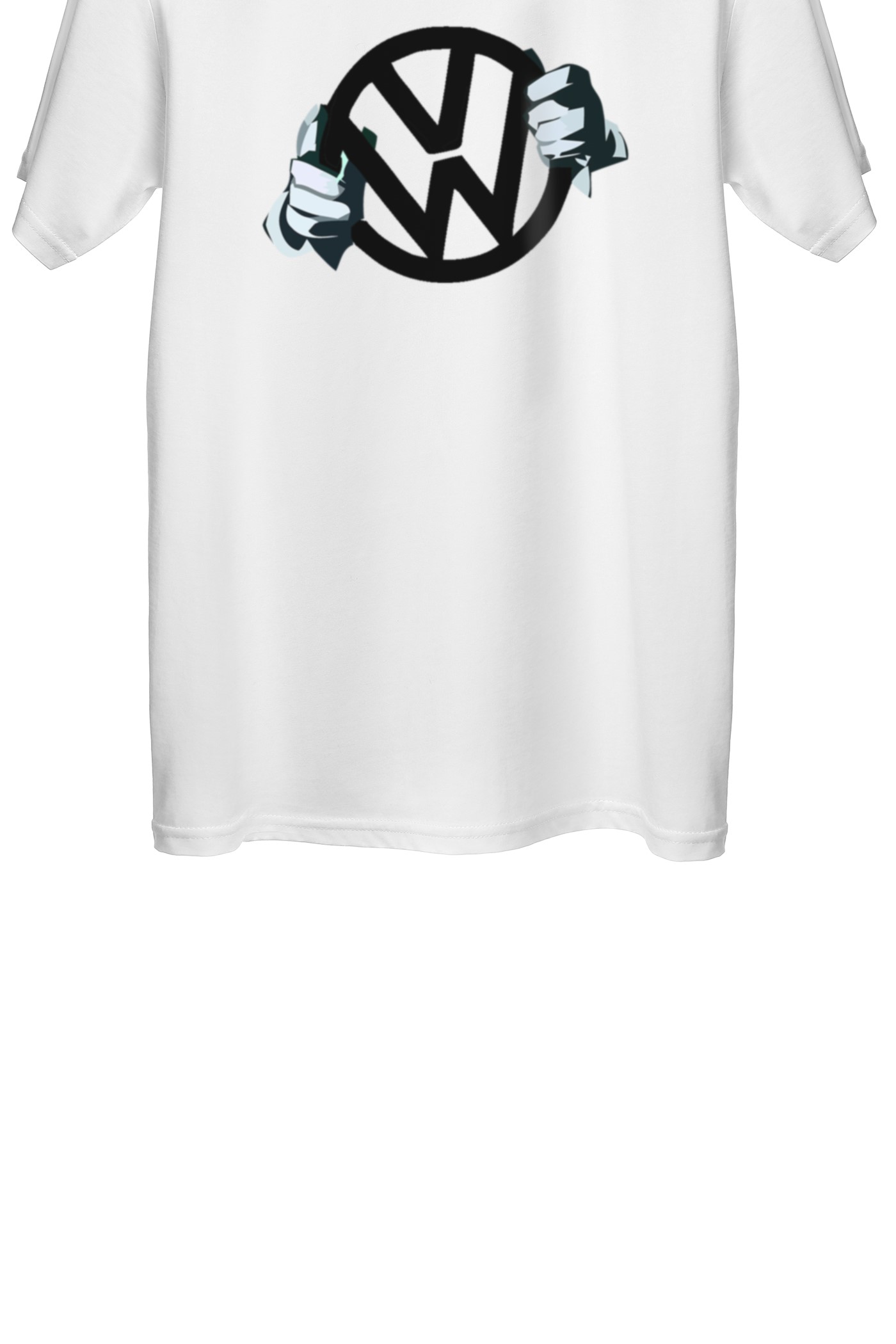 Vw Logo Baskılı Regular Tişört