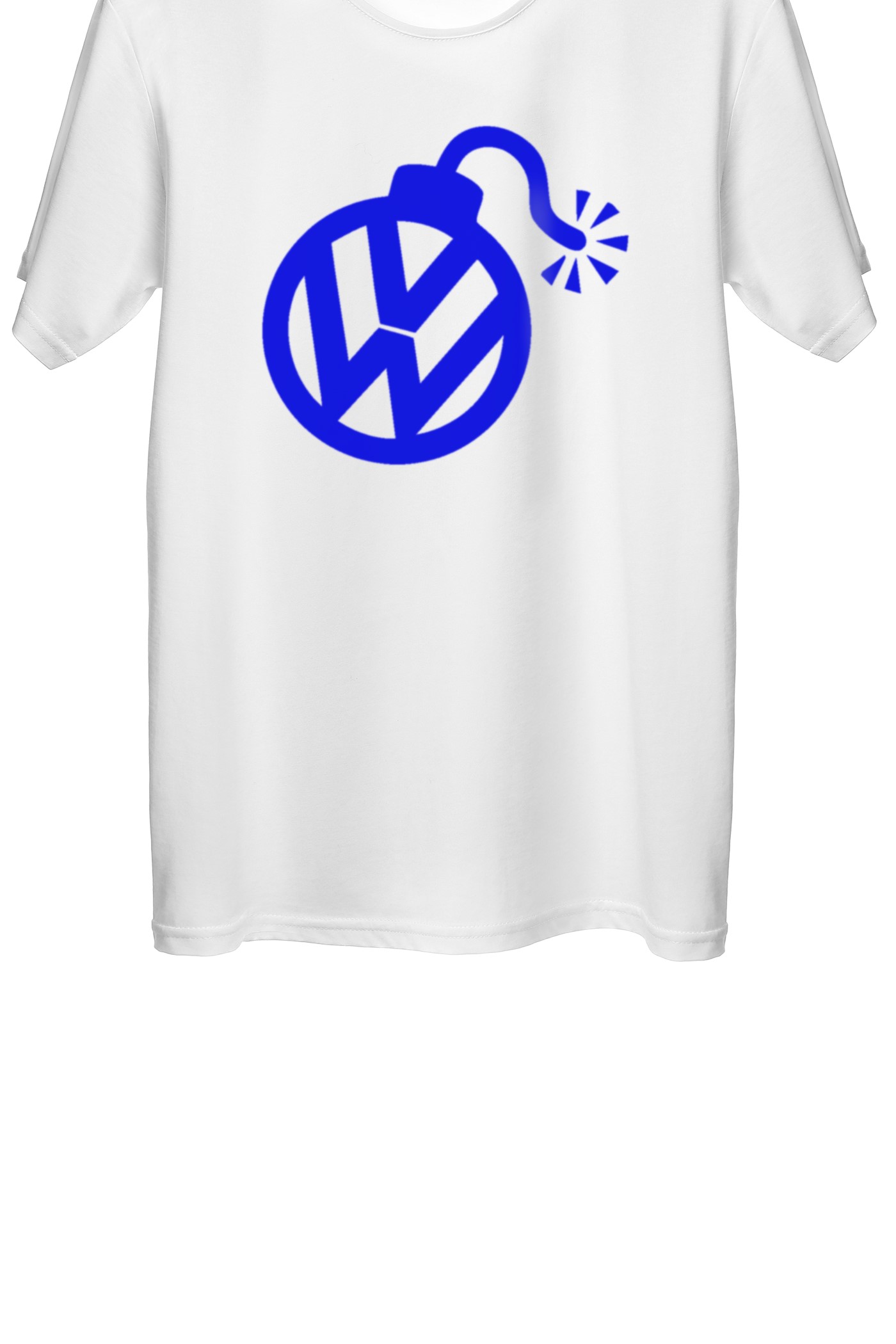 Vw Logo Baskılı Regular Tişört