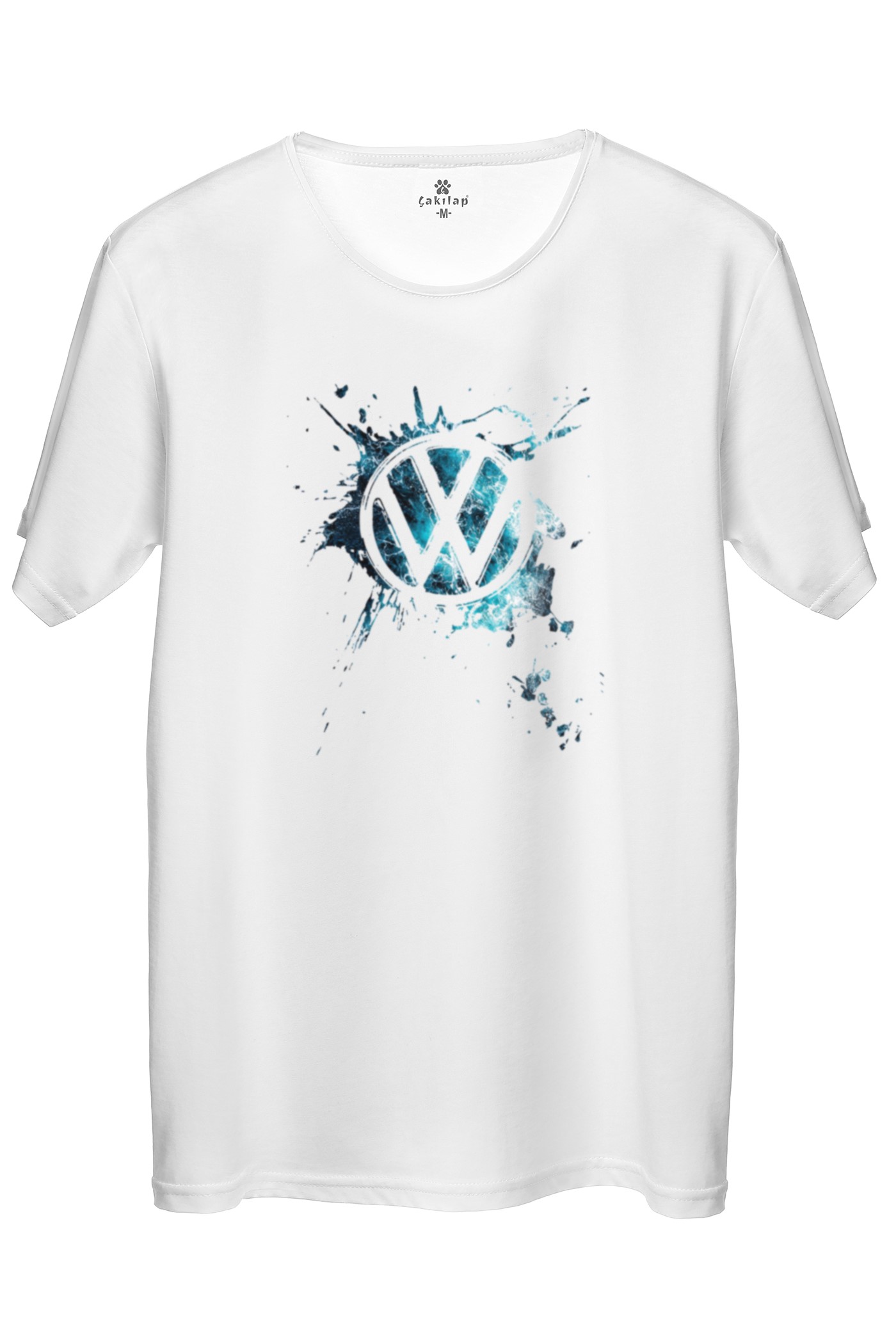 Vw Logo Baskılı Regular Tişört