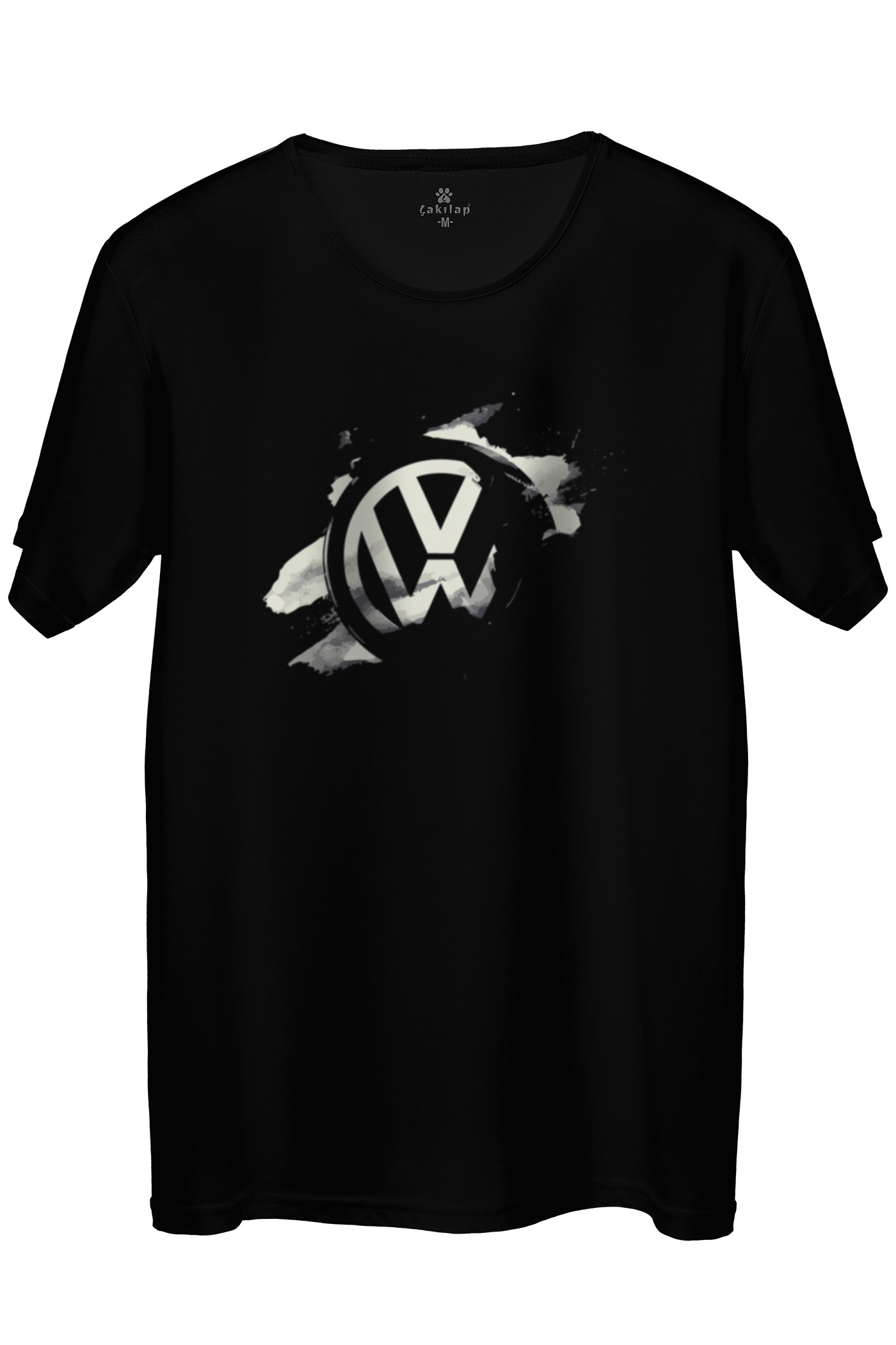 Vw Logo Baskılı Regular Tişört