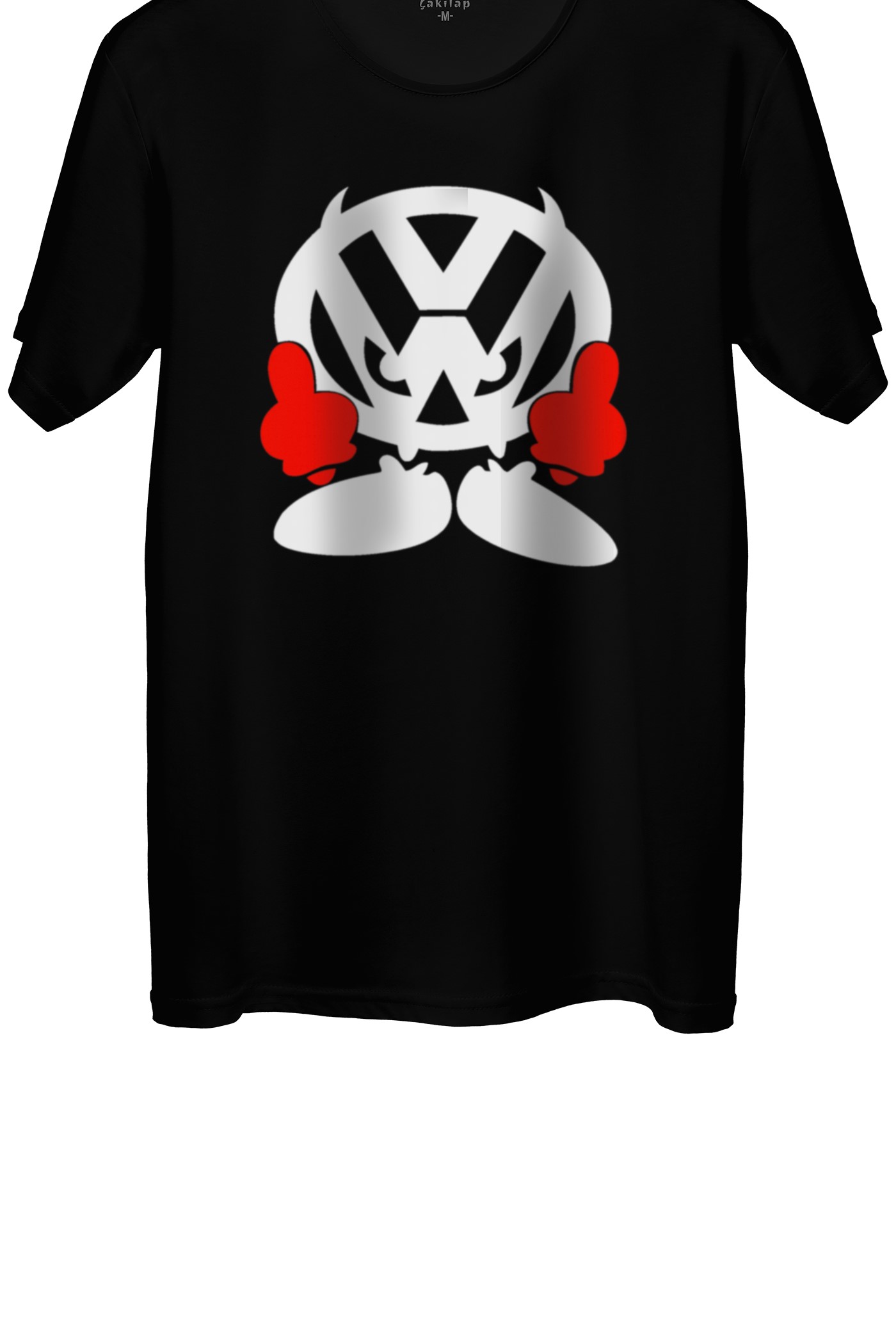 Vw Logo Baskılı Regular Tişört