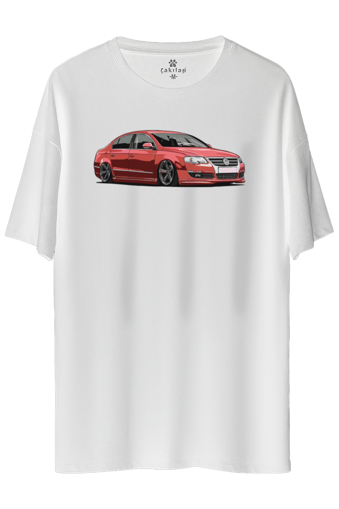 Vw Passat B6 Baskılı Oversize Tişört