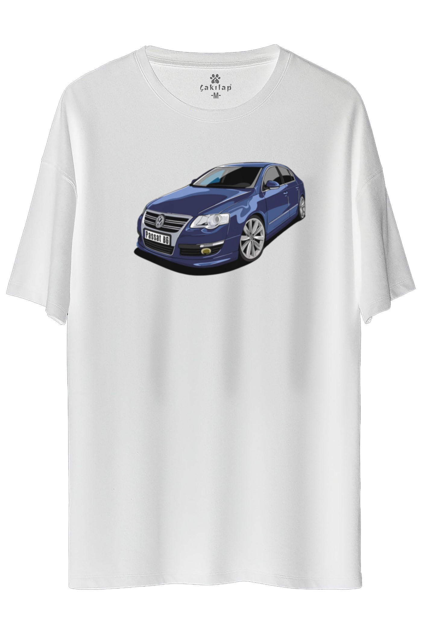 Vw Passat B6 Baskılı Oversize Tişört