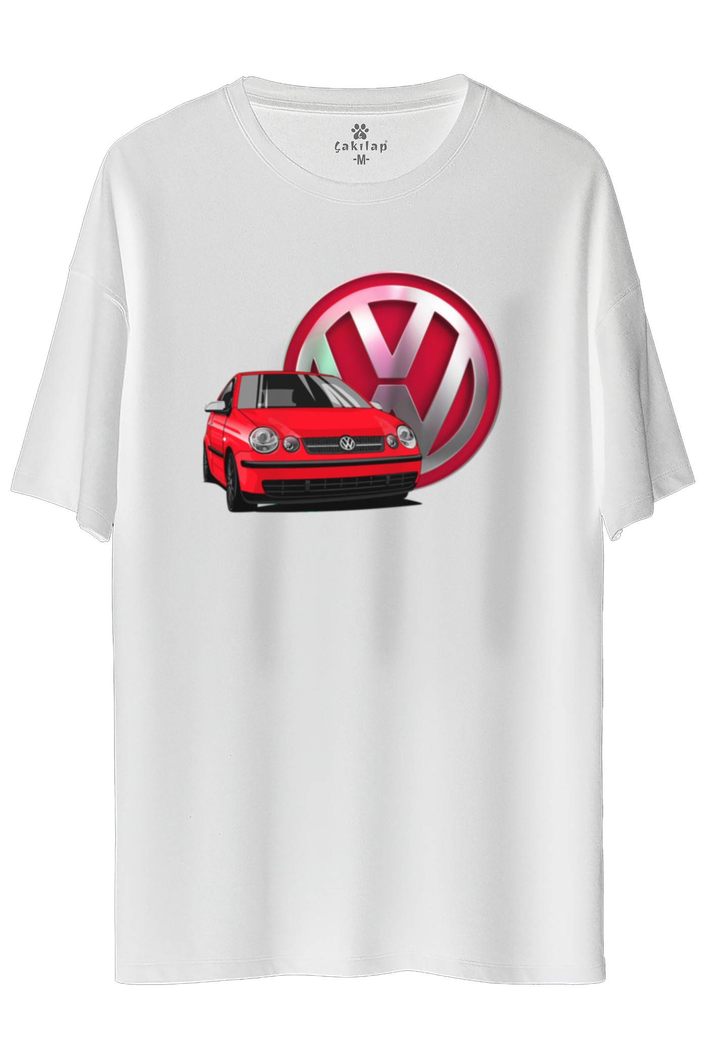 Vw Polo Mk4 Baskılı Oversize Tişört