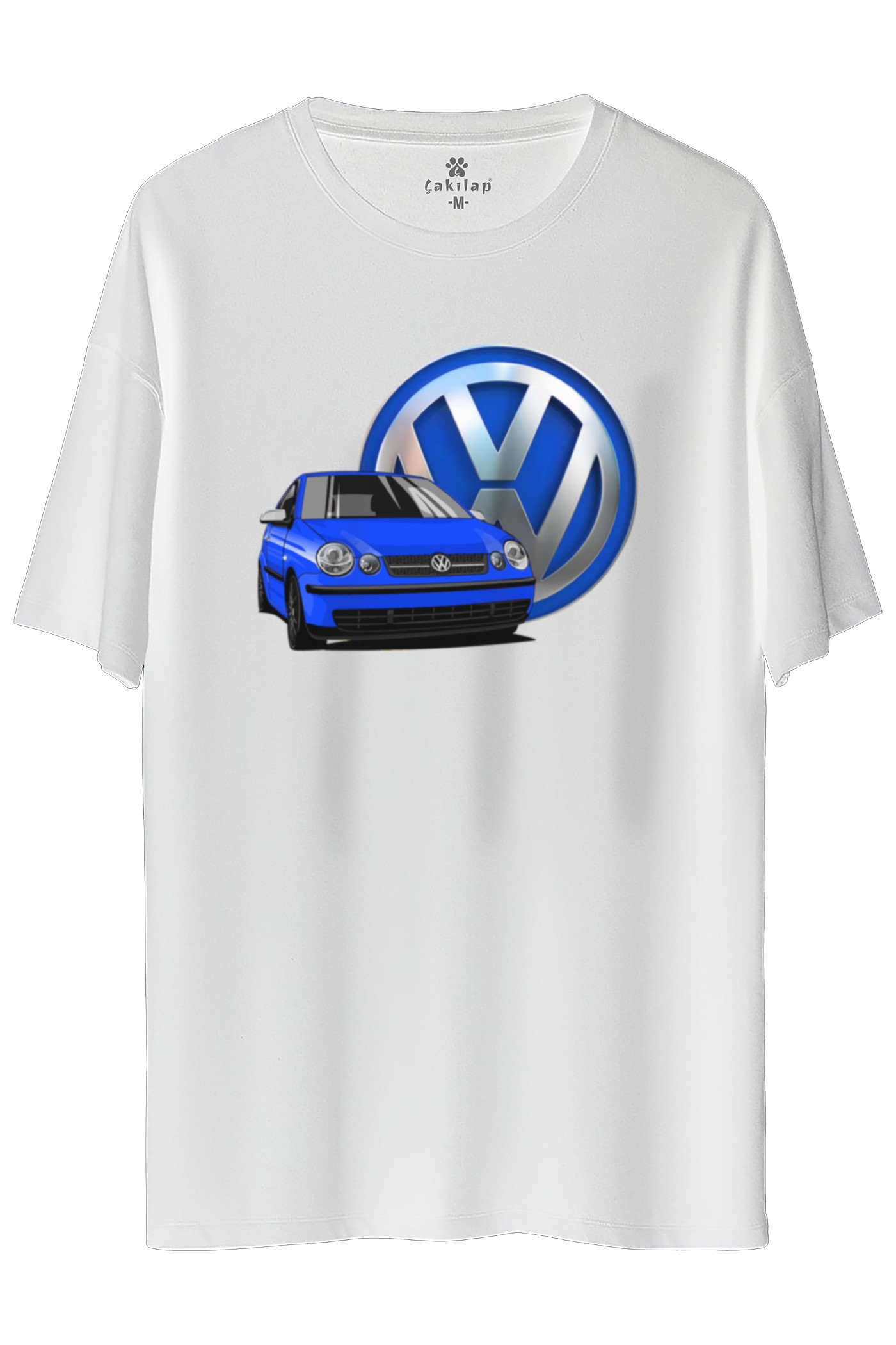 Vw Polo Mk4 Baskılı Oversize Tişört