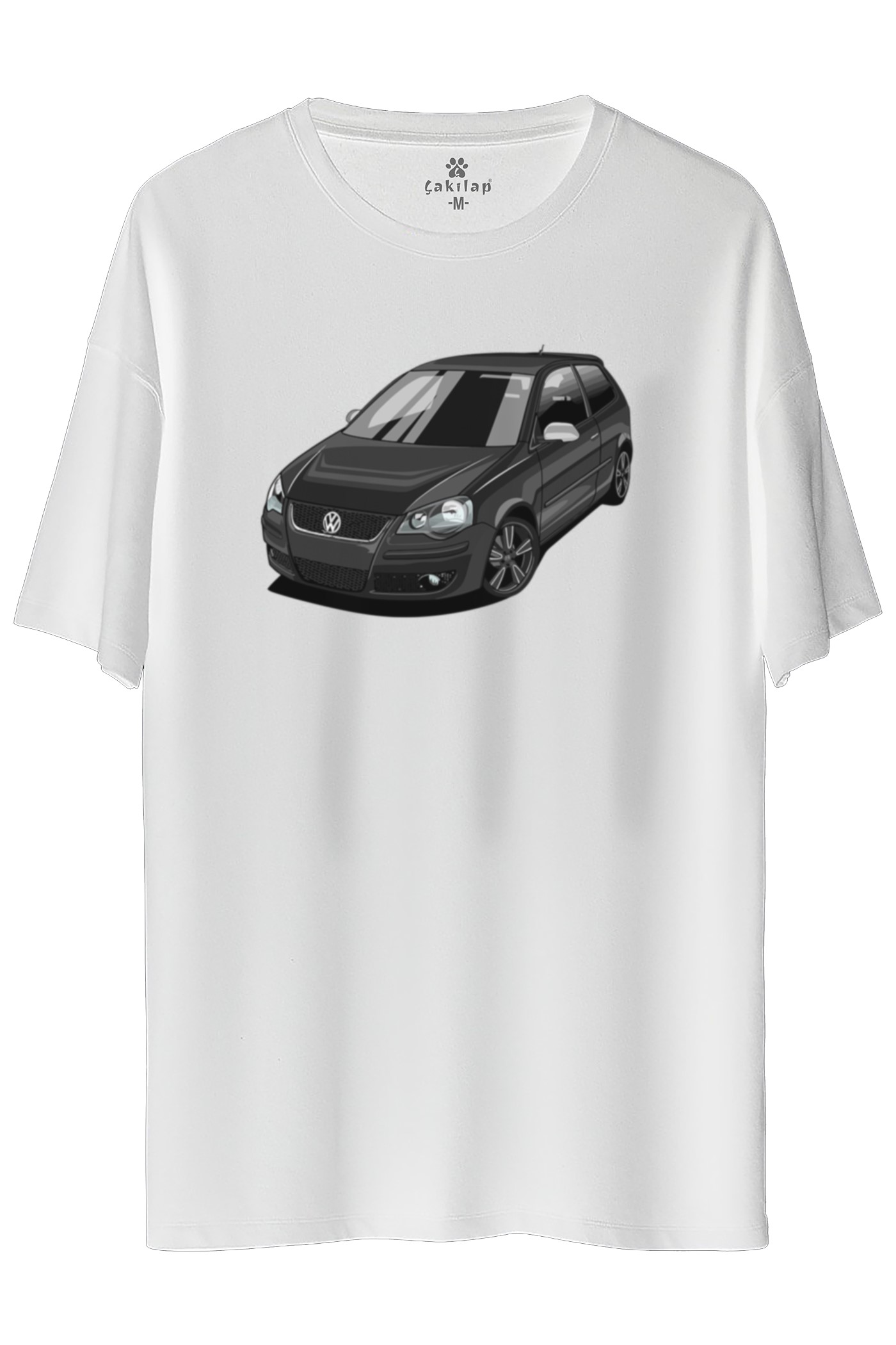 Vw Polo Mk4 Baskılı Oversize Tişört