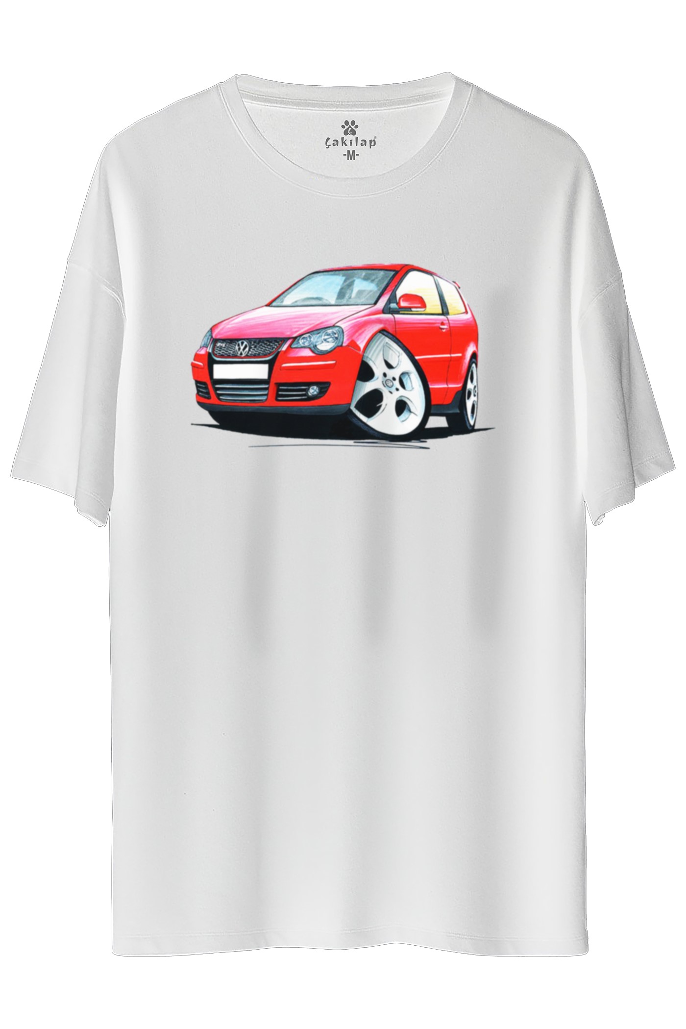 Vw Polo Mk4 Baskılı Oversize Tişört